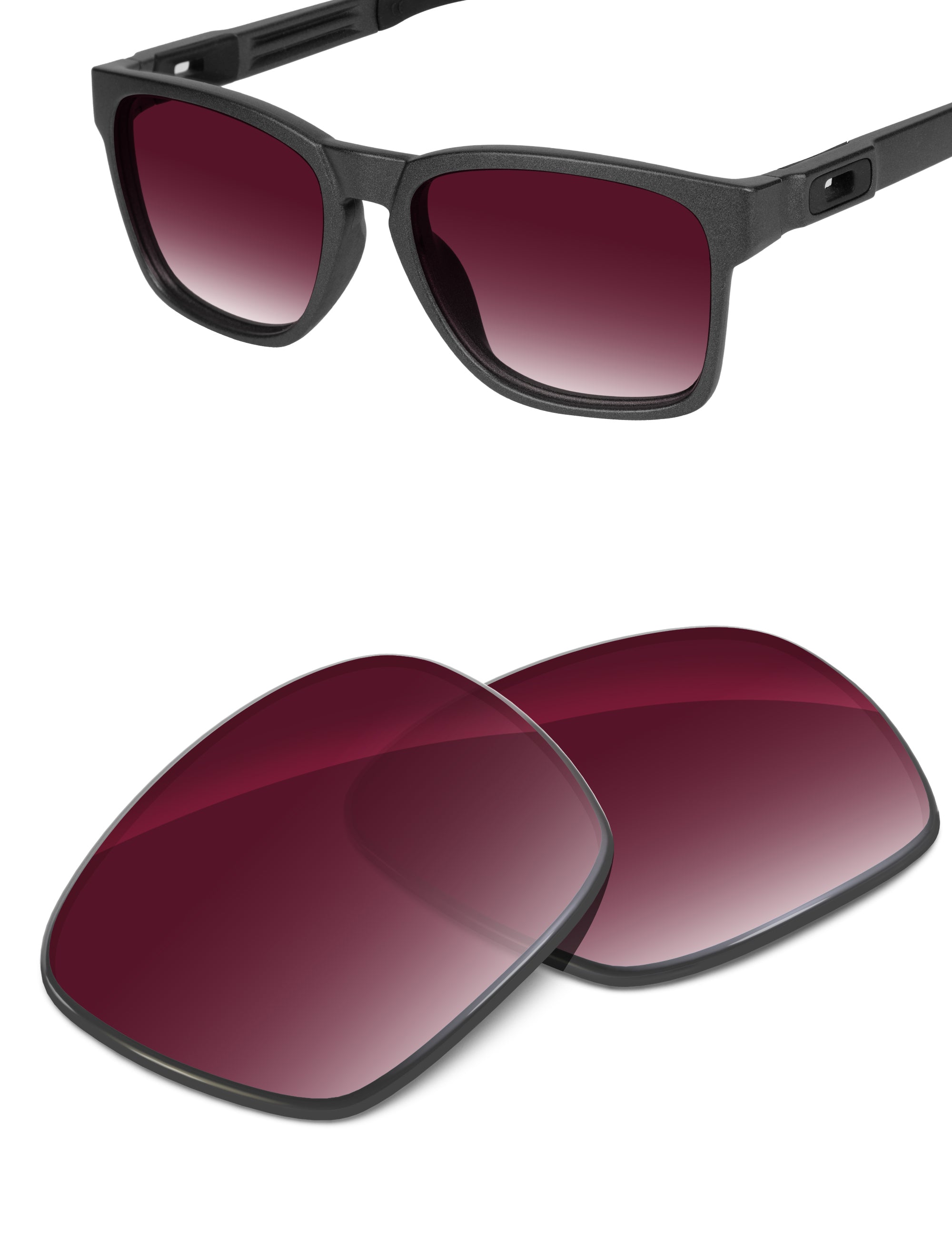 Wine Red Gradient-Non-Polarized