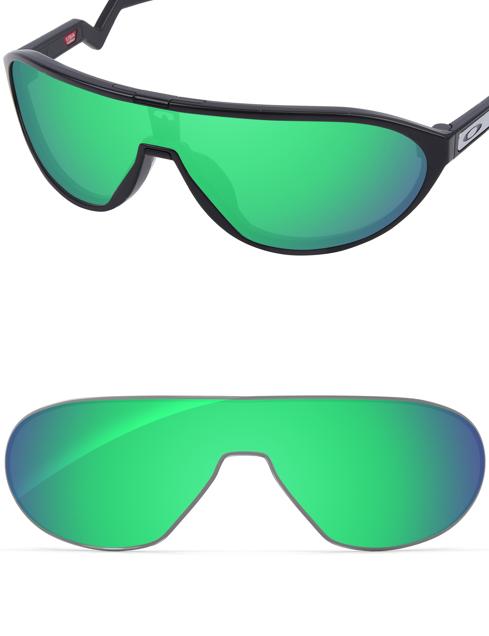 Emerald Green FlashMirror™-Non-Polarized