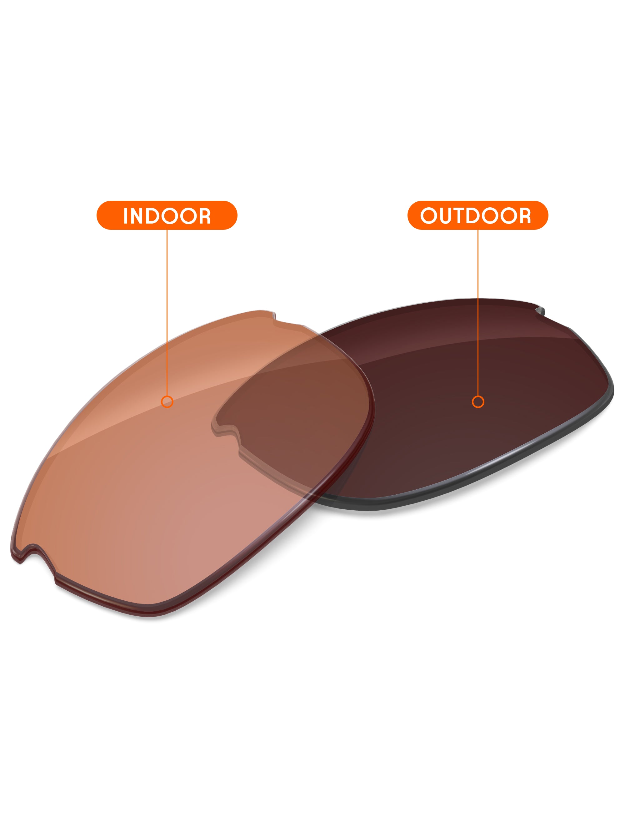 Orange Tint Photochromic-Non-Polarized