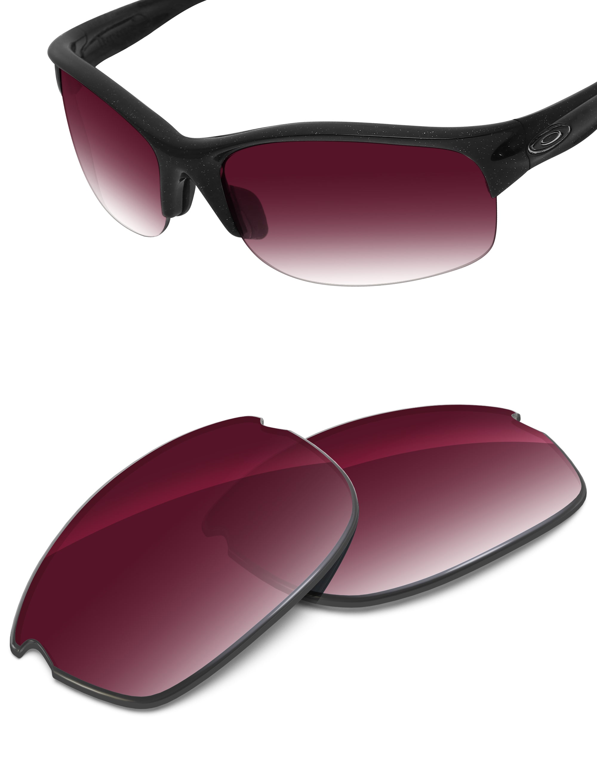 Wine Red Gradient-Non-Polarized