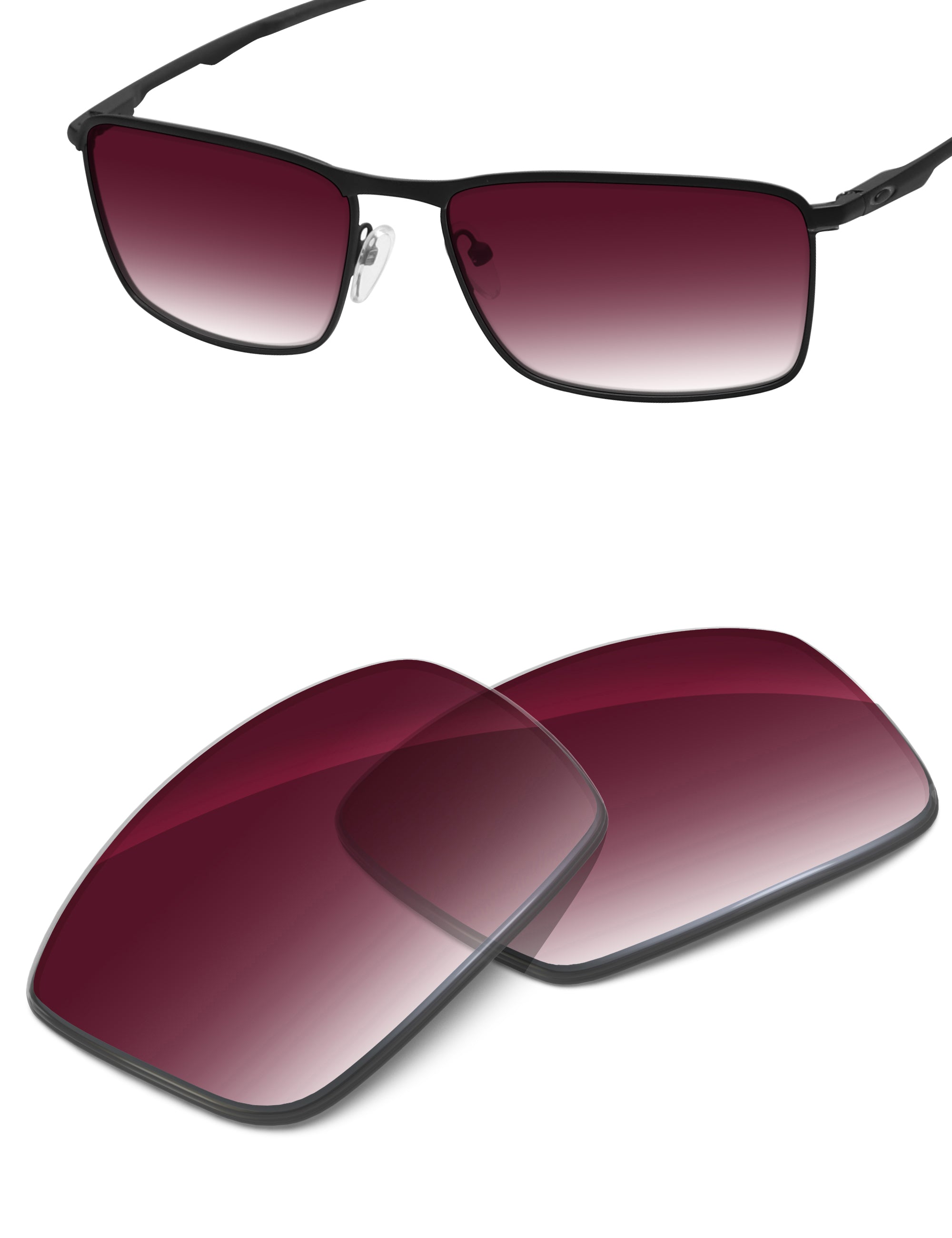 Wine Red Gradient-Non-Polarized