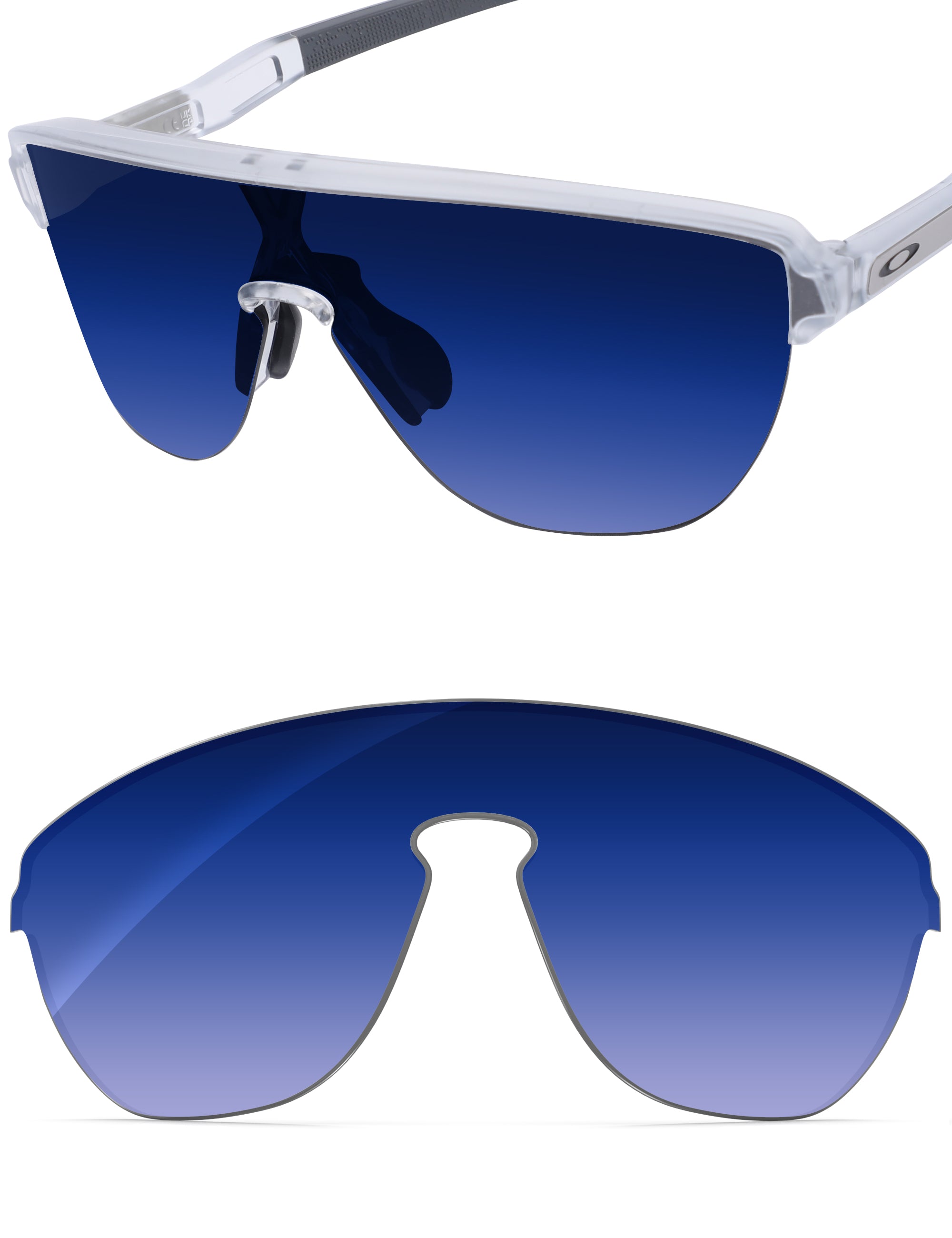 Aqua Blue Gradient-Non-Polarized
