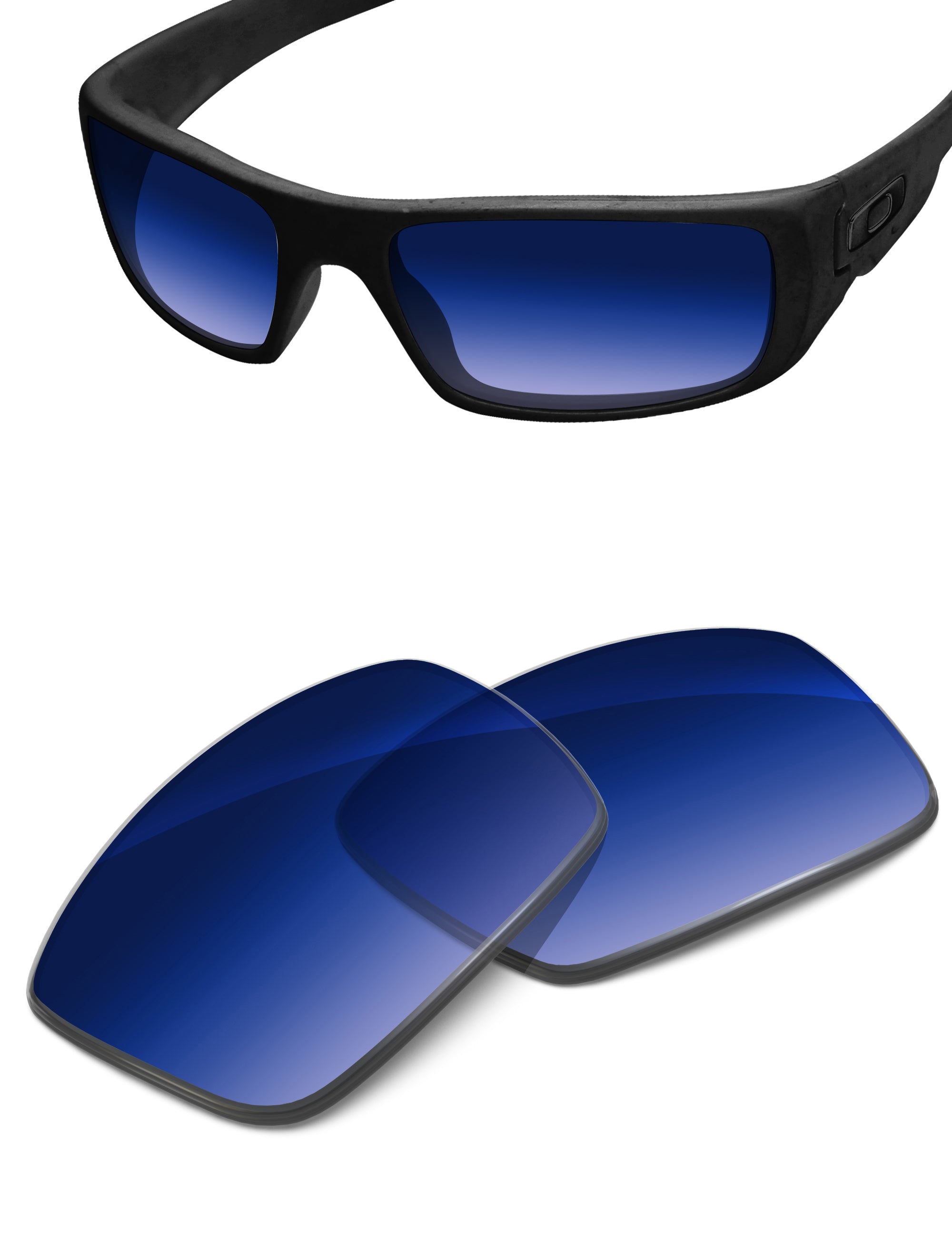 Aqua Blue Gradient-Non-Polarized