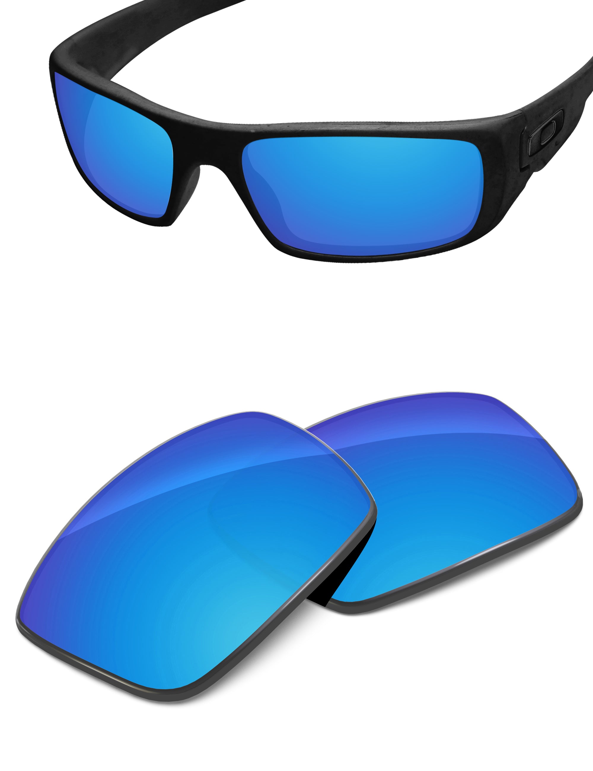 Sky Blue FlashMirror™-Non-Polarized