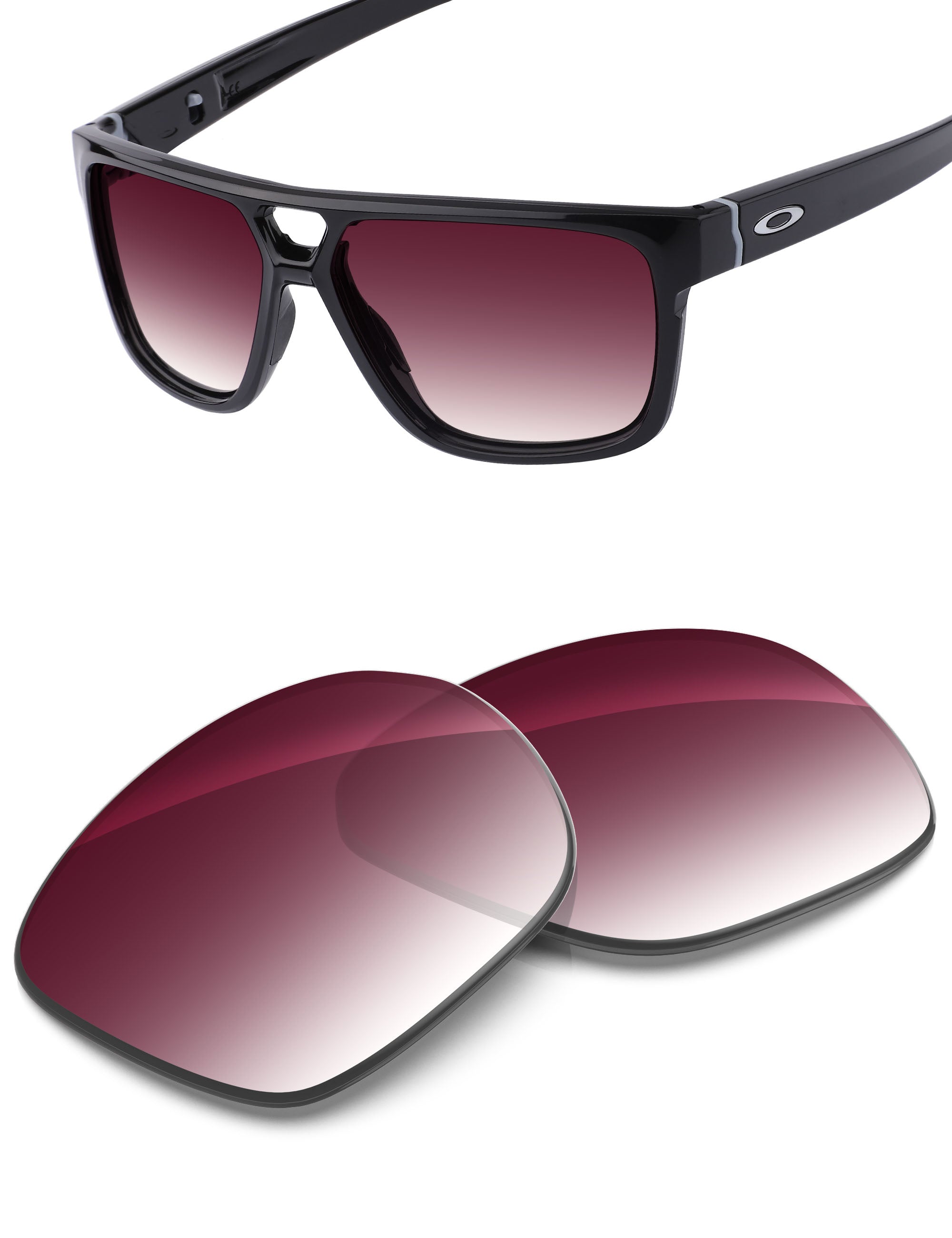 Wine Red Gradient-Non-Polarized