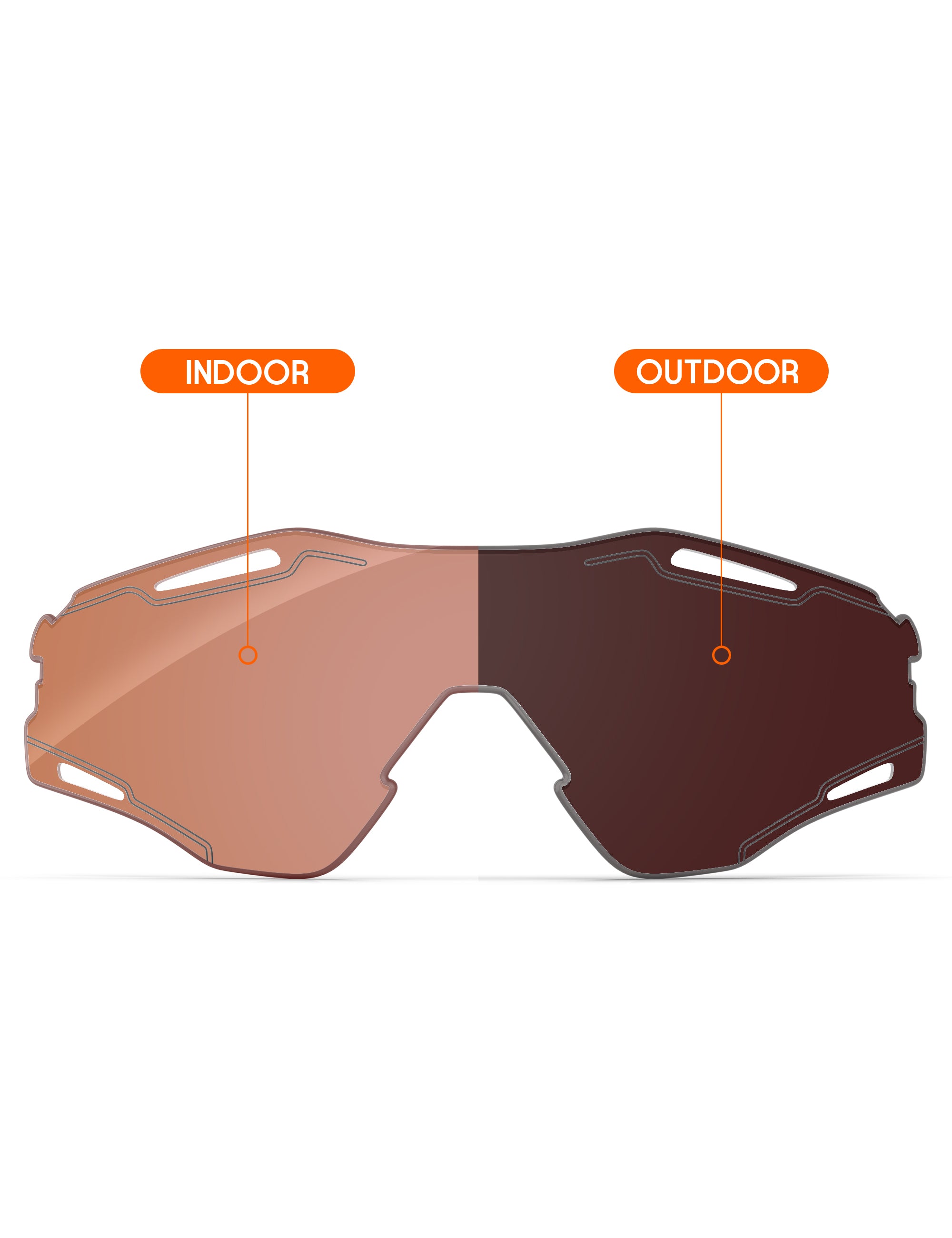 Orange Tint Photochromic-Non-Polarized