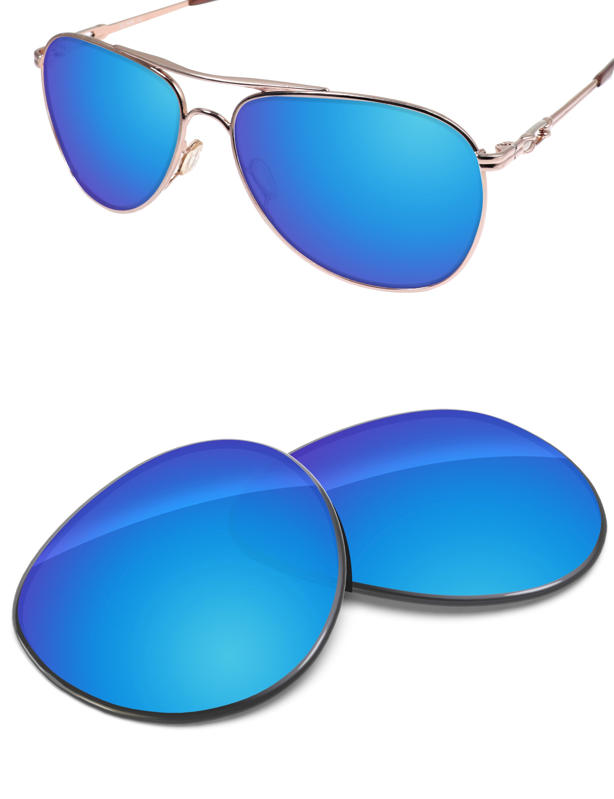 Sky Blue FlashMirror™-Non-Polarized