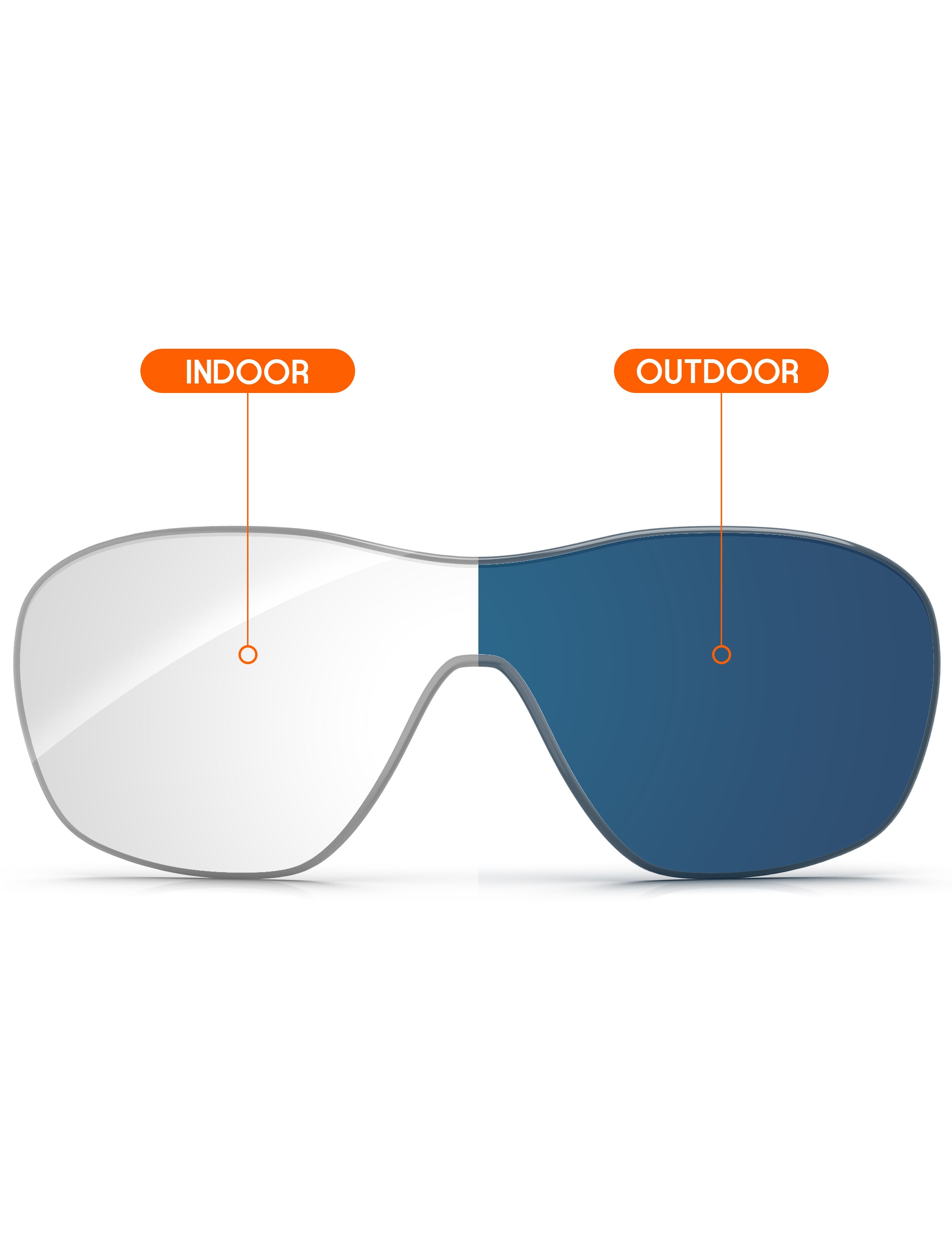 Adapt Blue Photochromic-Non-Polarized