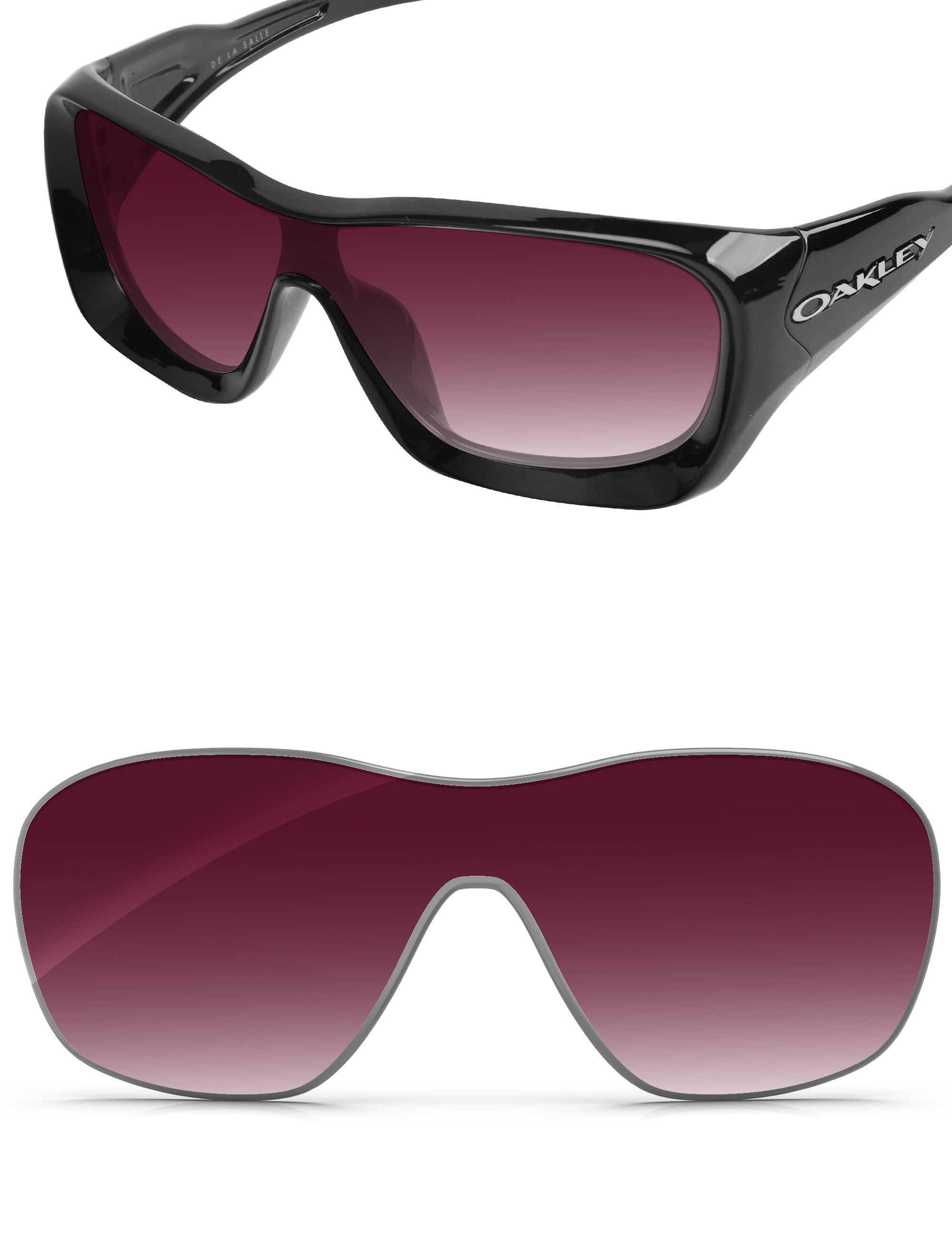 Wine Red Gradient-Non-Polarized