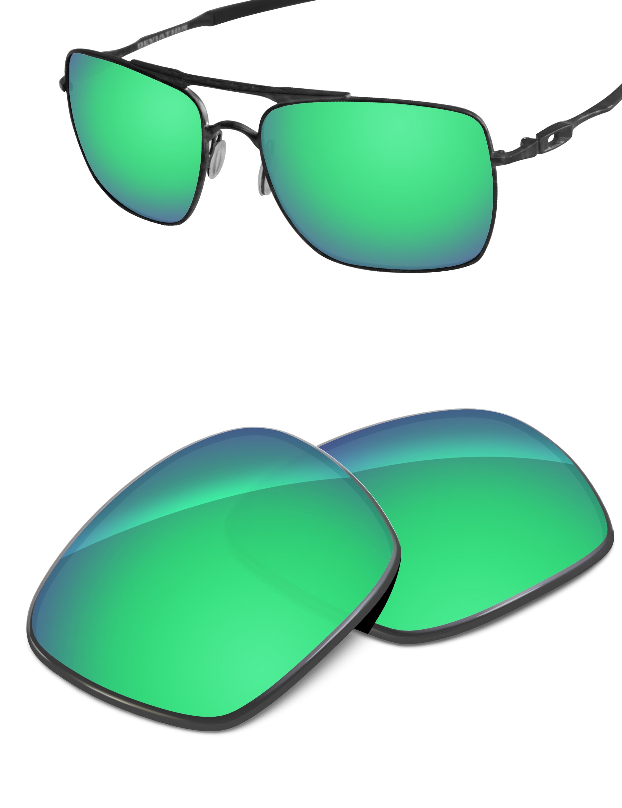 Emerald Green FlashMirror™-Non-Polarized