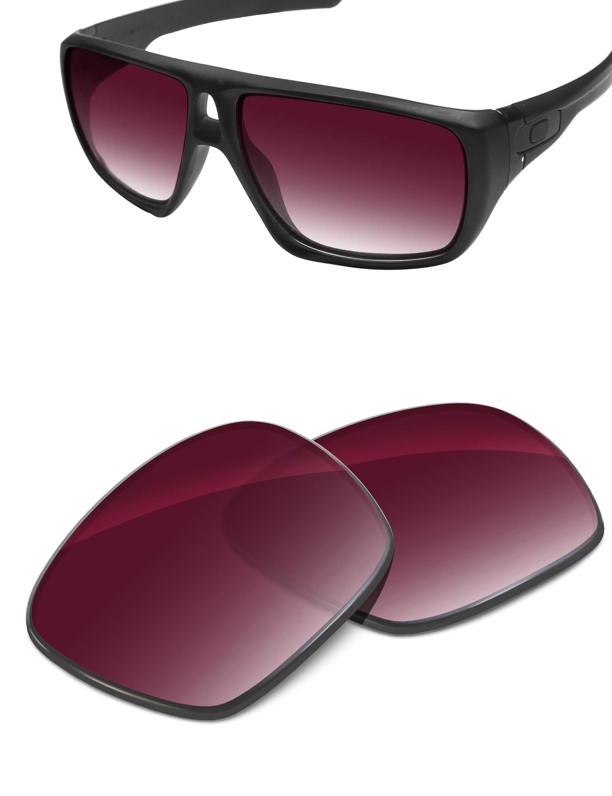 Wine Red Gradient-Non-Polarized