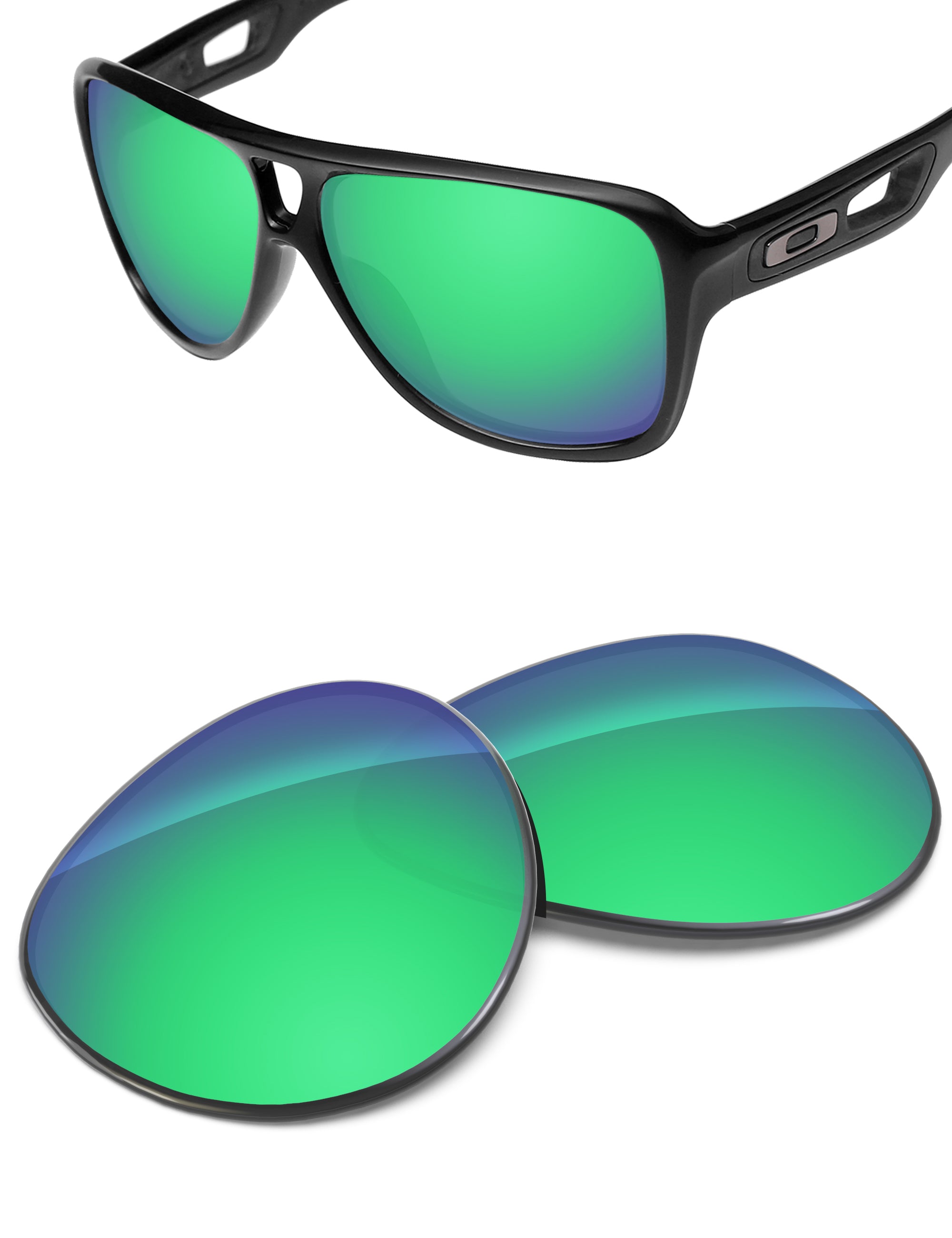 Emerald Green FlashMirror™-Non-Polarized