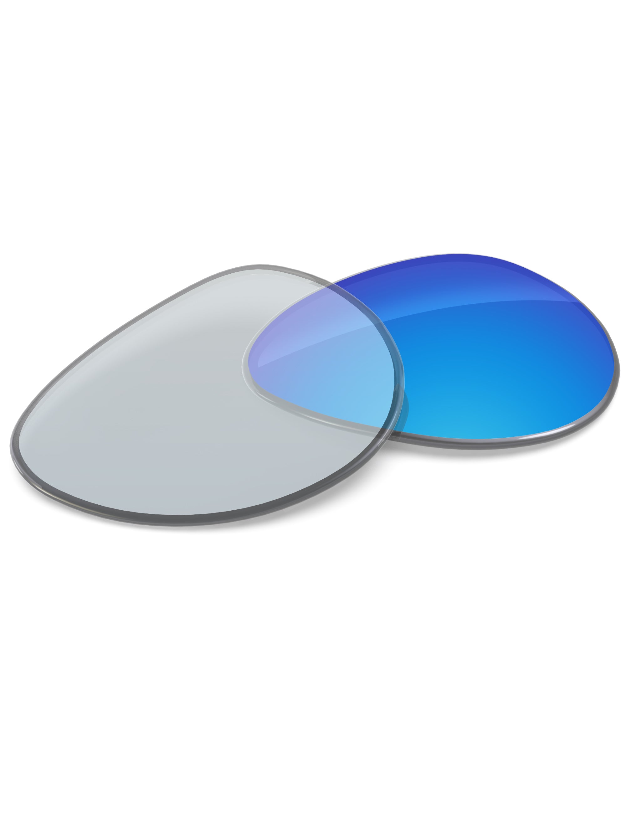 Sky Blue FlashMirror™ Photochromic-Non-Polarized