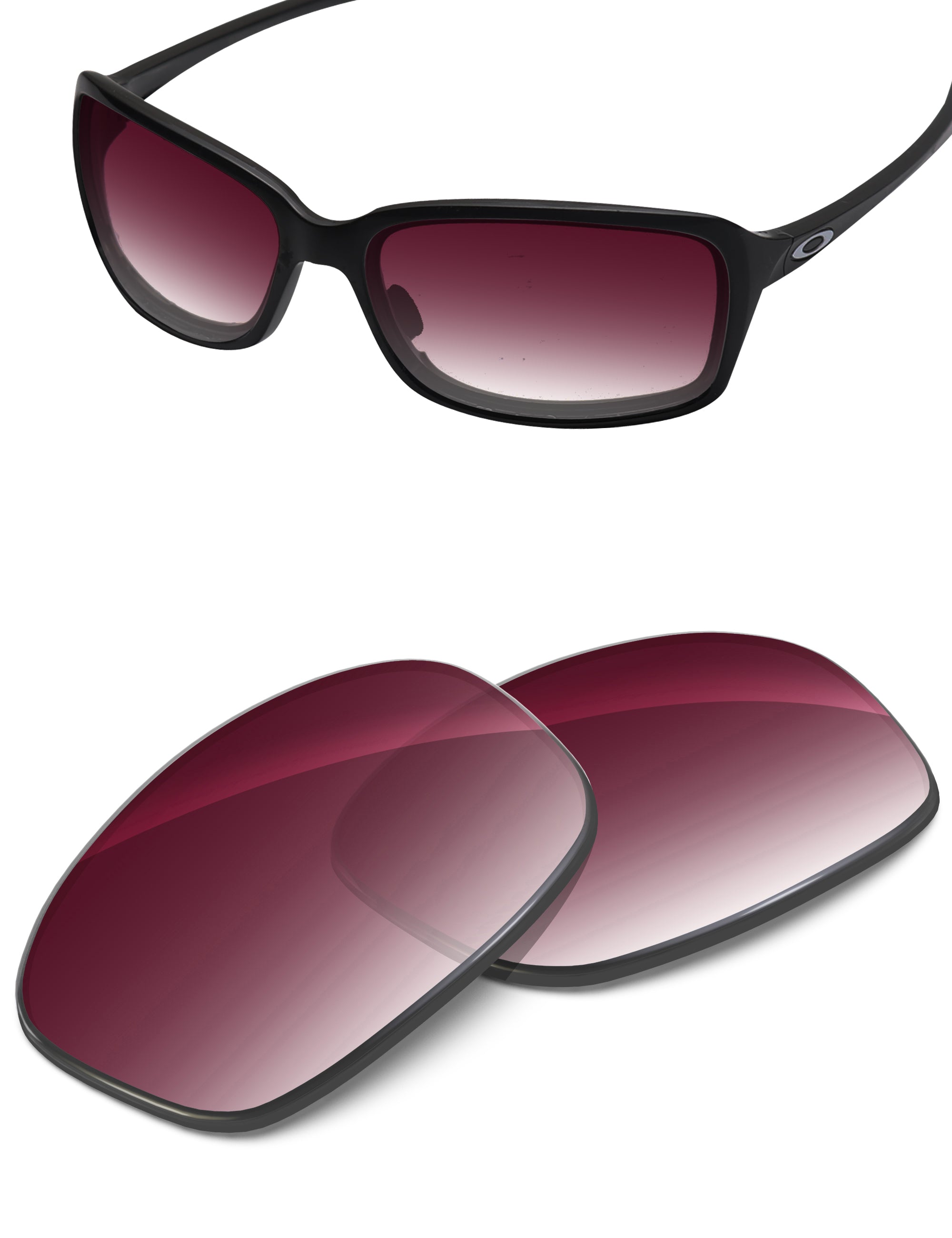 Wine Red Gradient-Non-Polarized