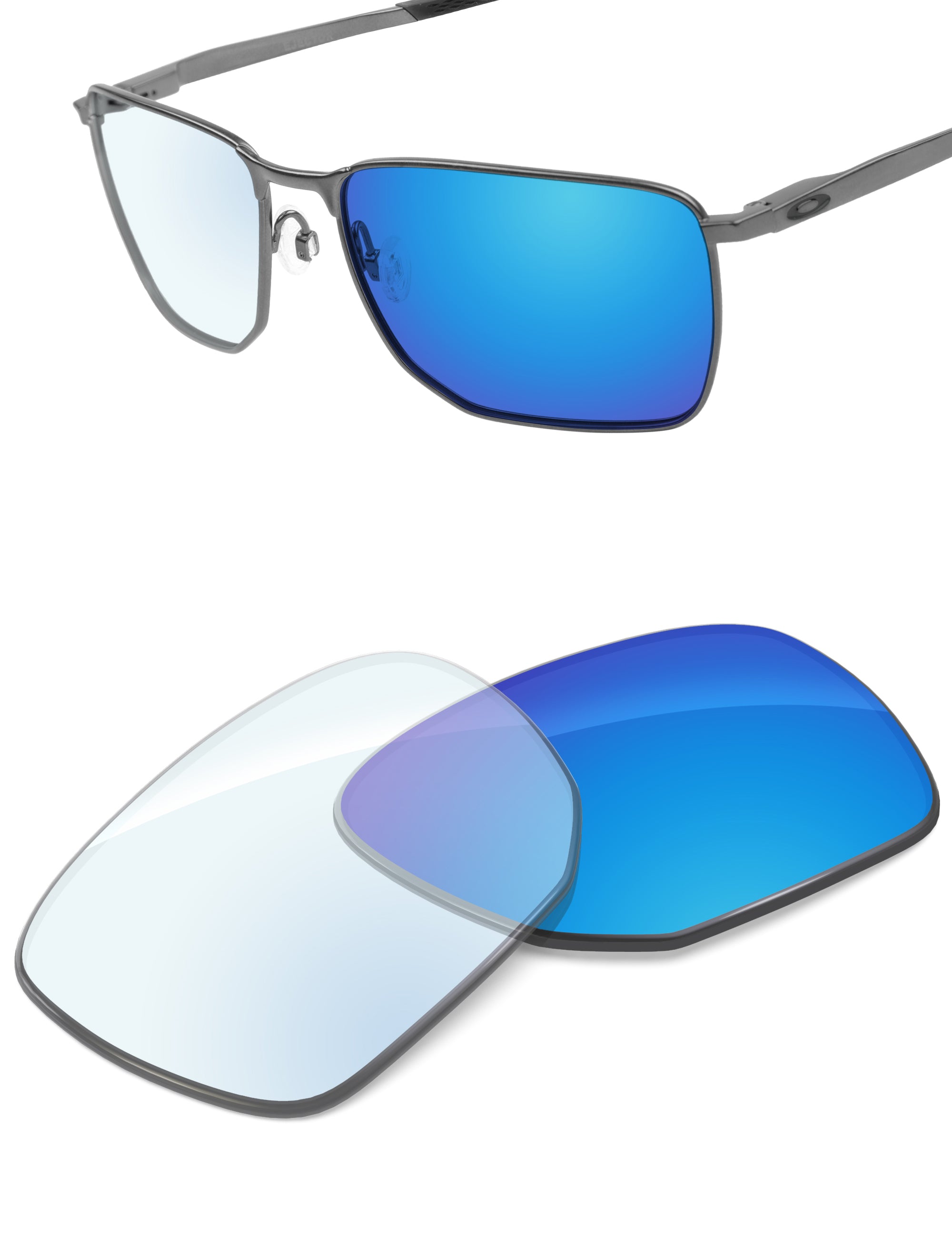 Sky Blue FlashMirror™ Photochromic-Non-Polarized