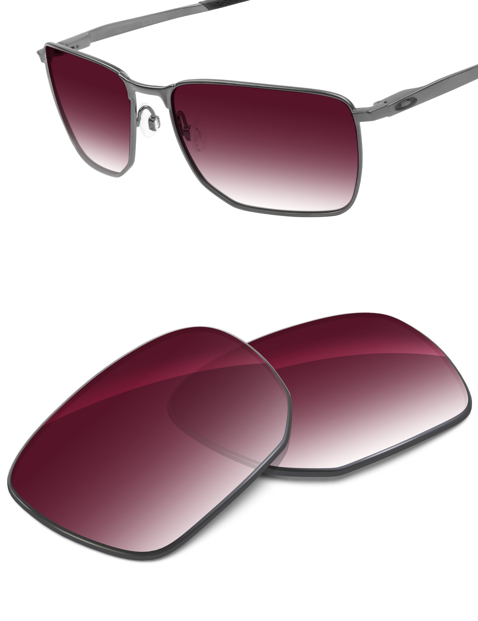 Wine Red Gradient-Non-Polarized