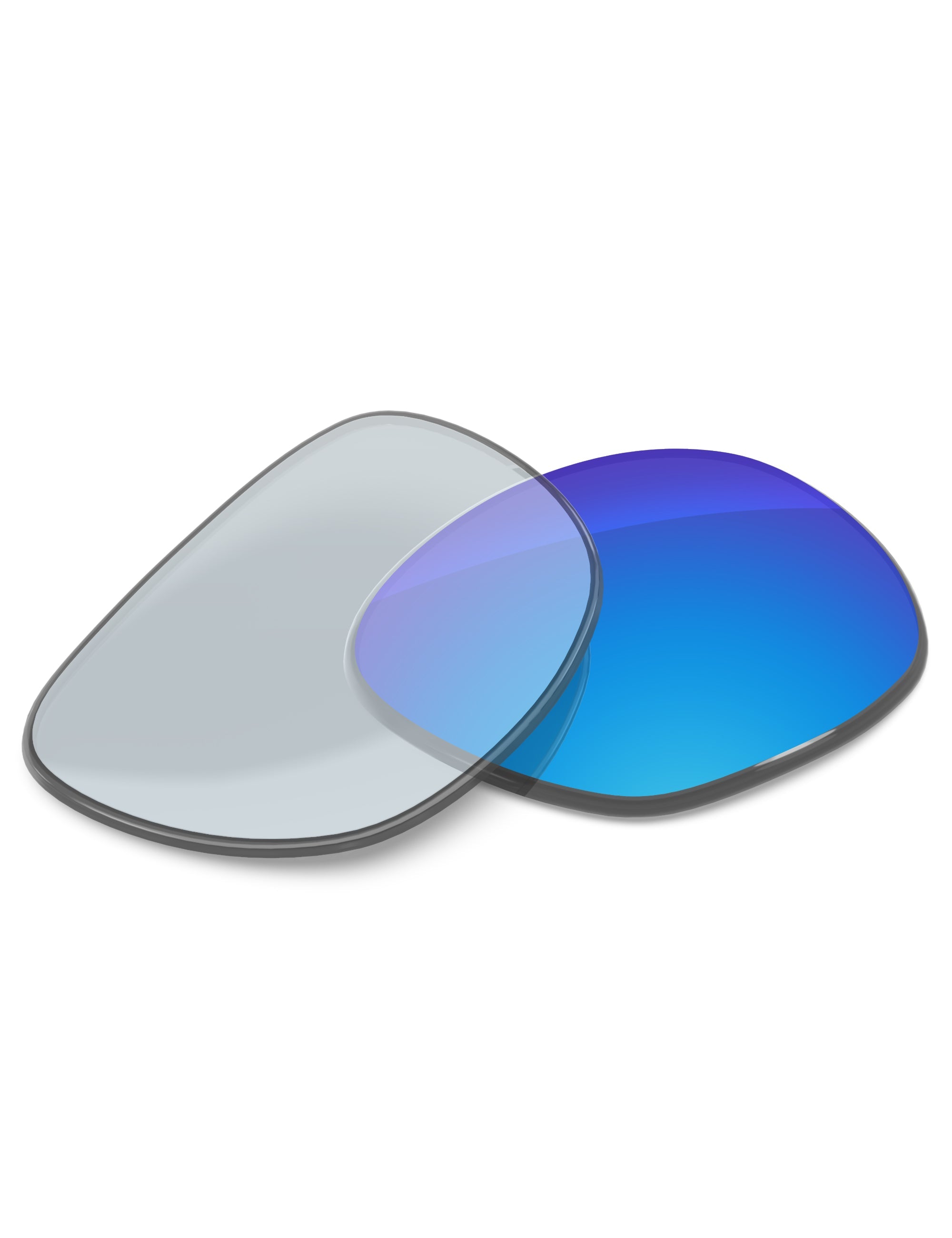 Sky Blue FlashMirror™ Photochromic-Non-Polarized