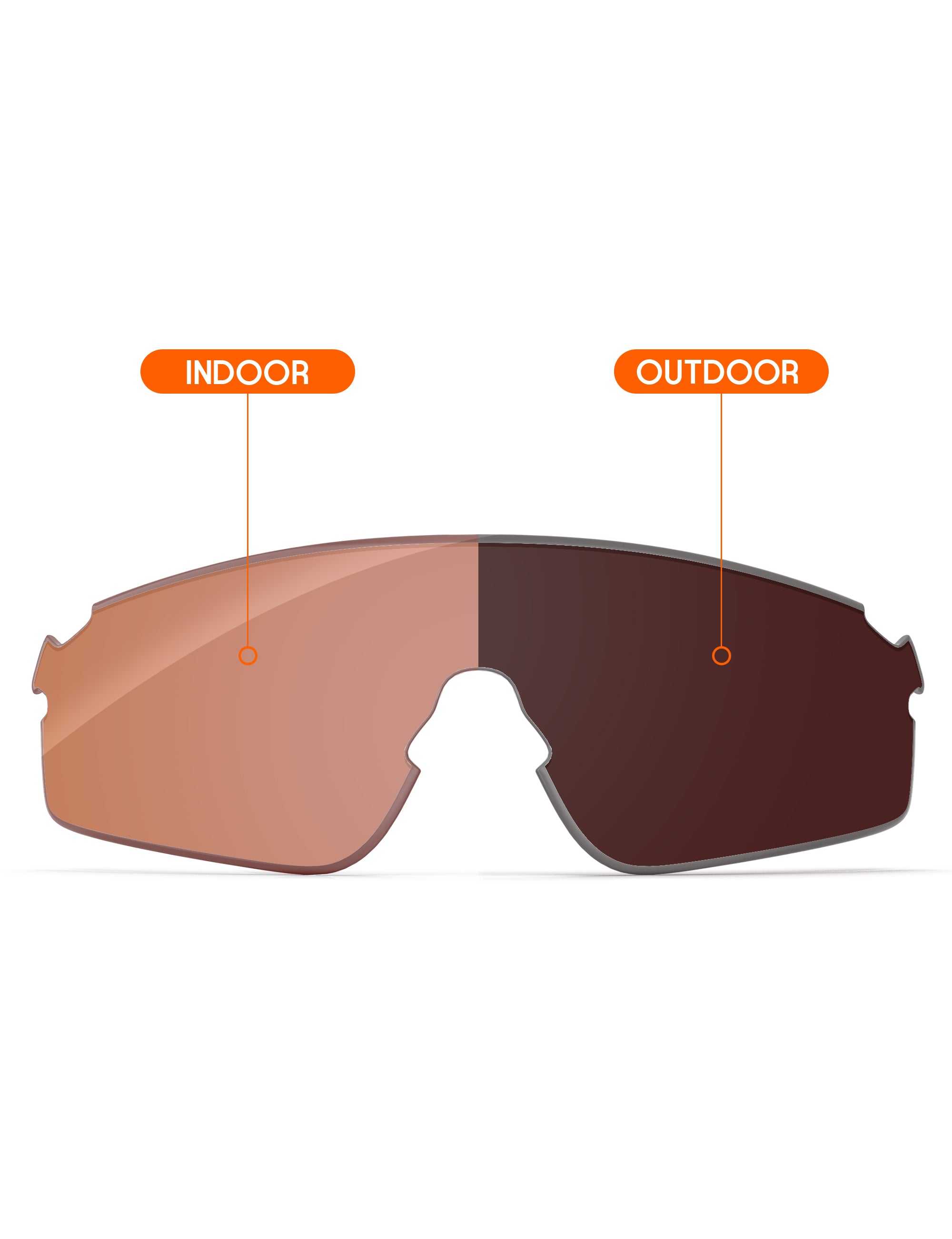 Orange Tint Photochromic-Non-Polarized