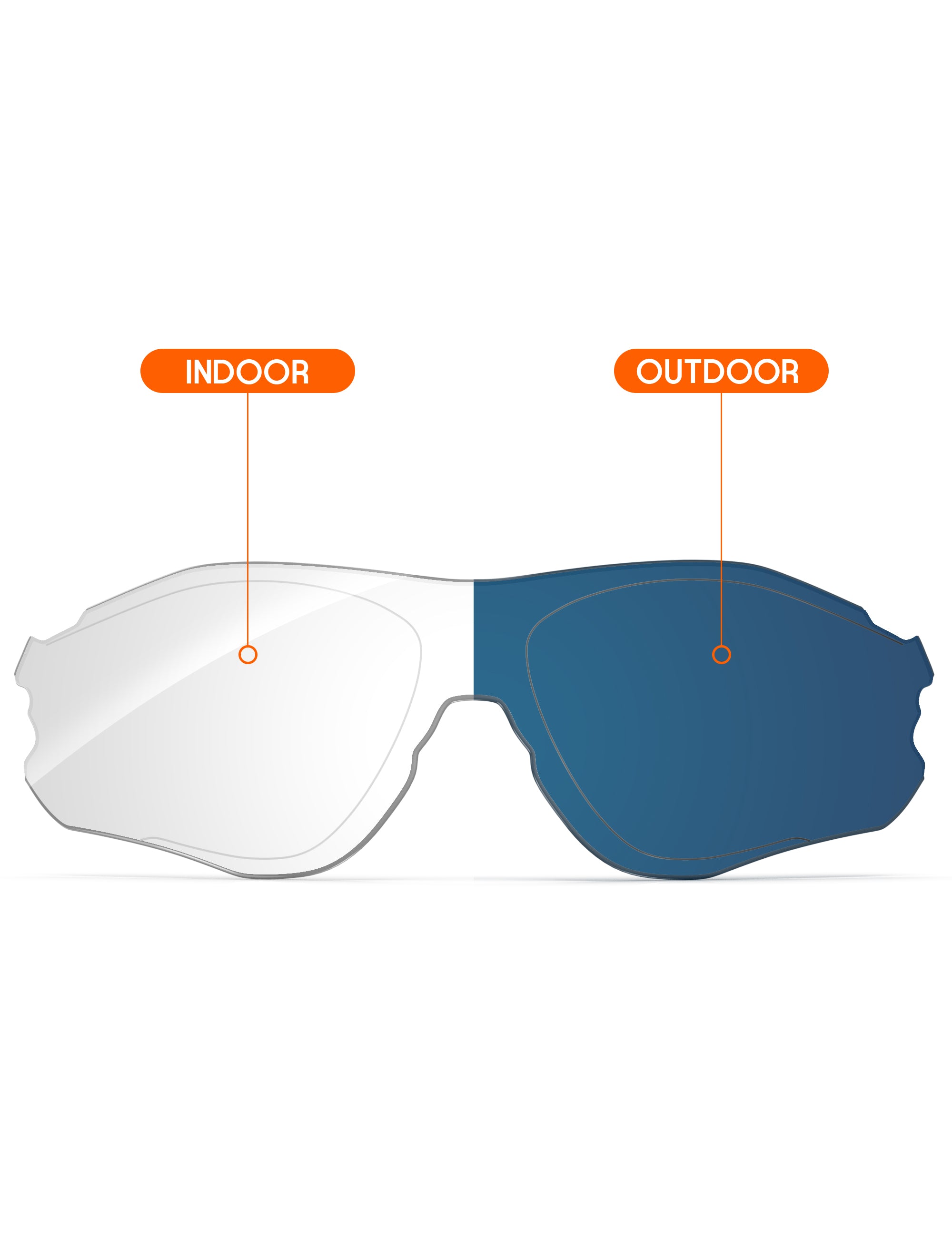 Adapt Blue Photochromic-Non-Polarized