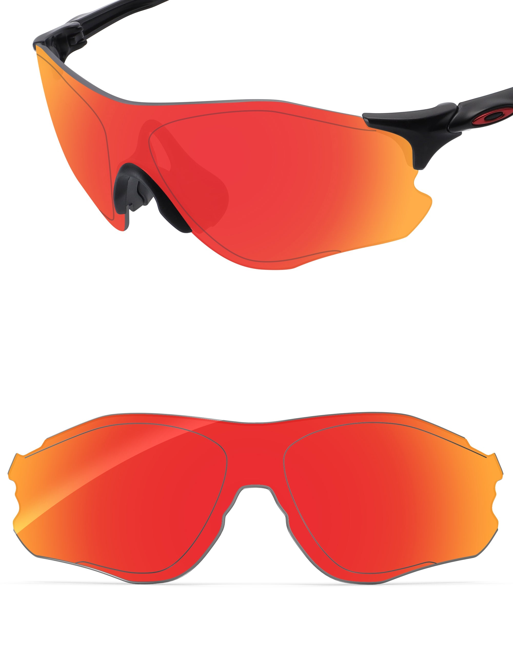 Fire Red FlashMirror™-Non-Polarized