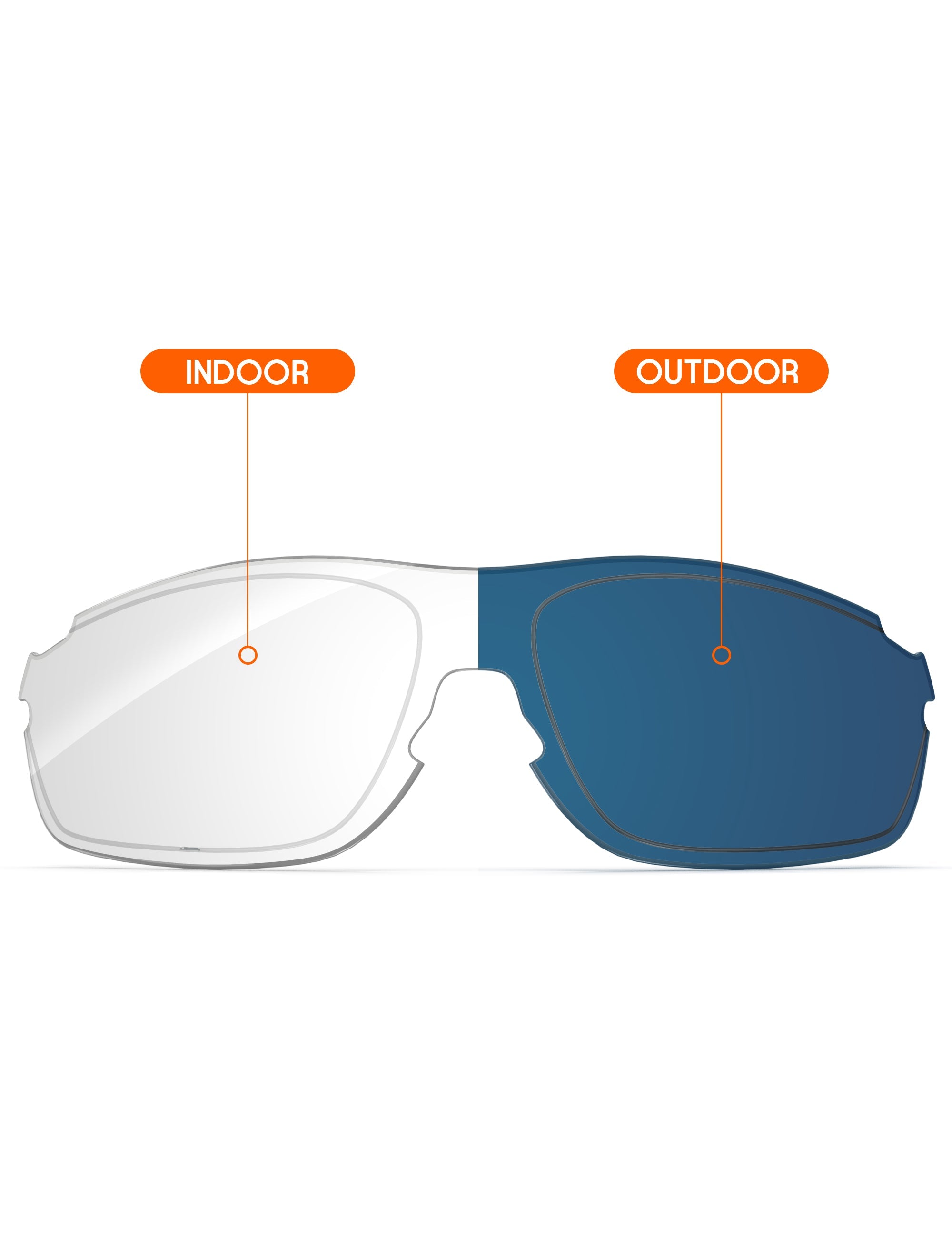 Adapt Blue Photochromic-Non-Polarized