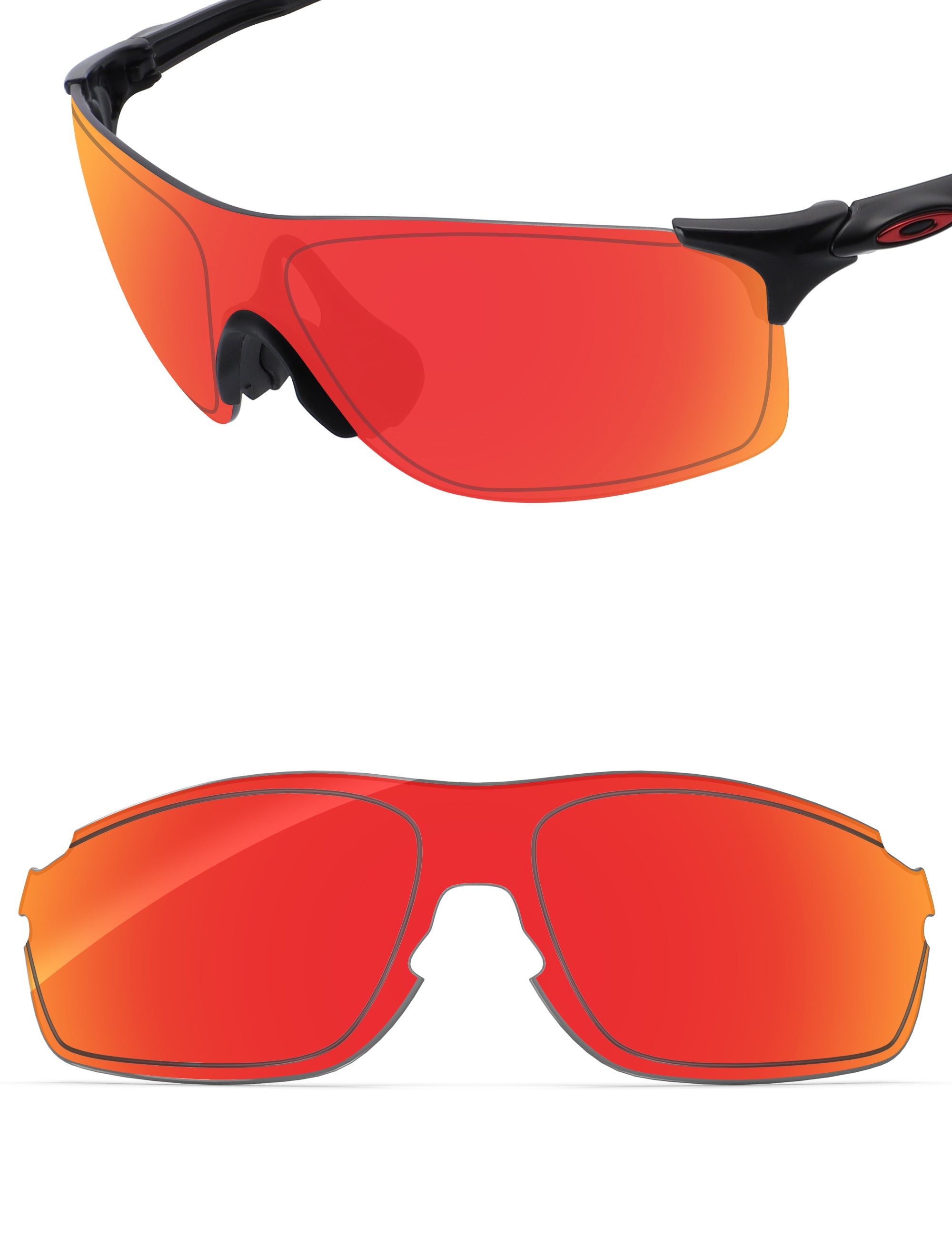 Fire Red FlashMirror™-Non-Polarized