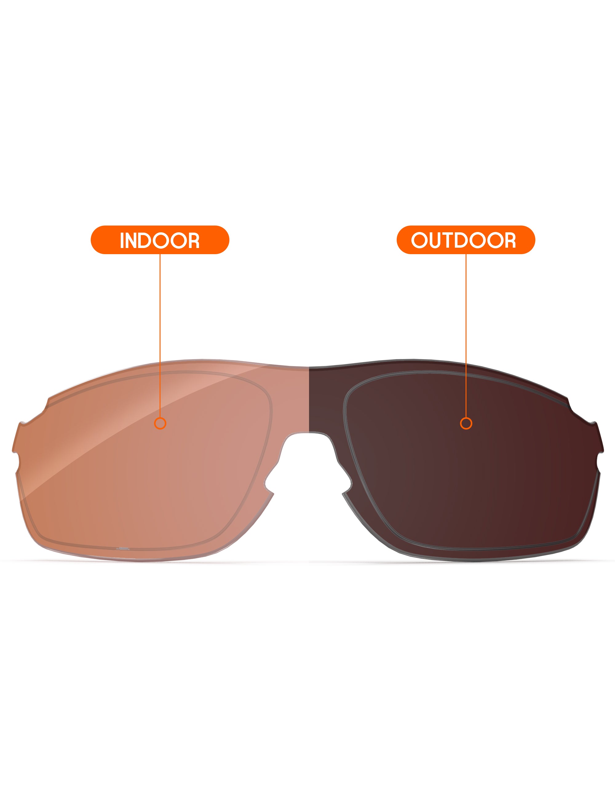 Orange Tint Photochromic-Non-Polarized