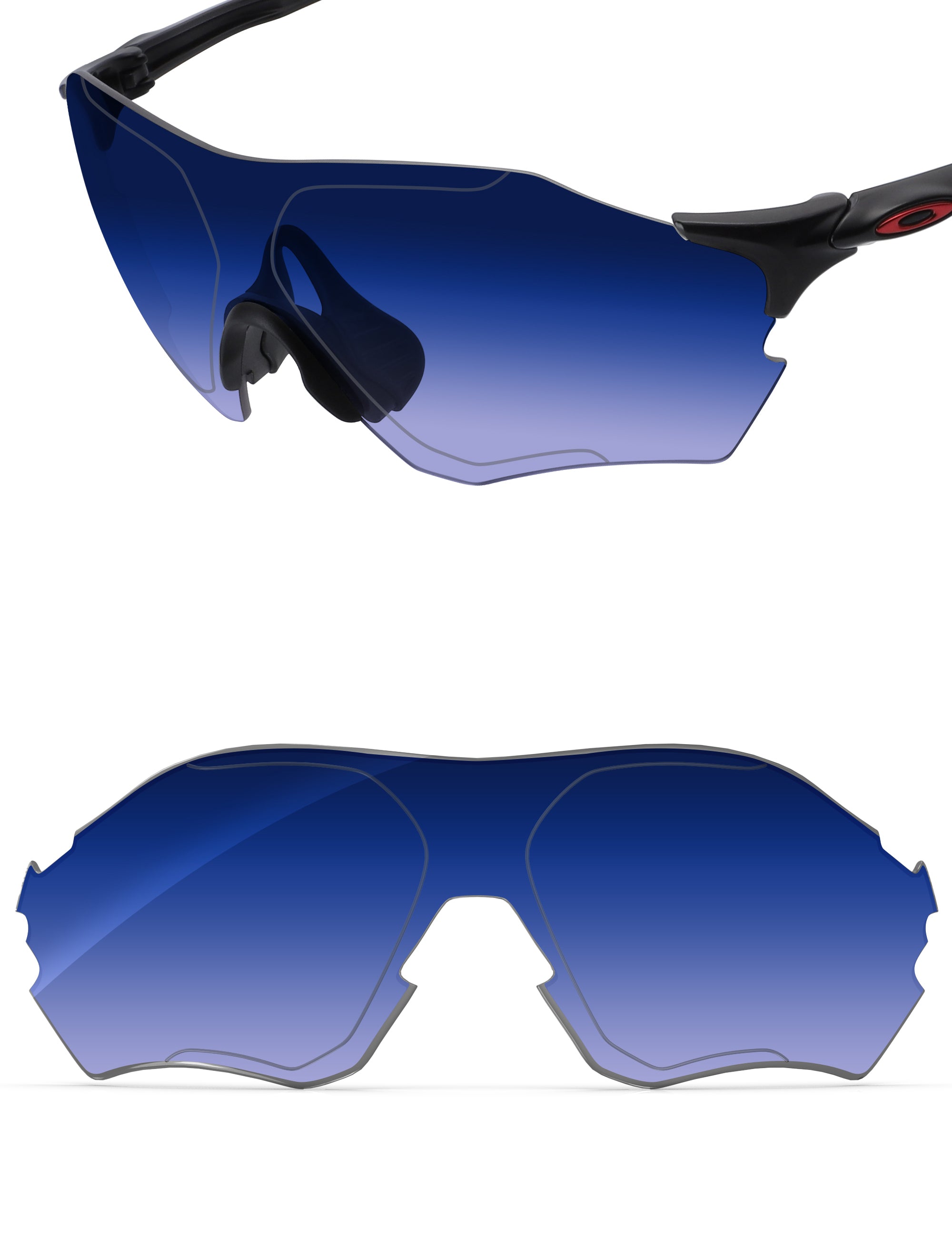 Aqua Blue Gradient-Non-Polarized