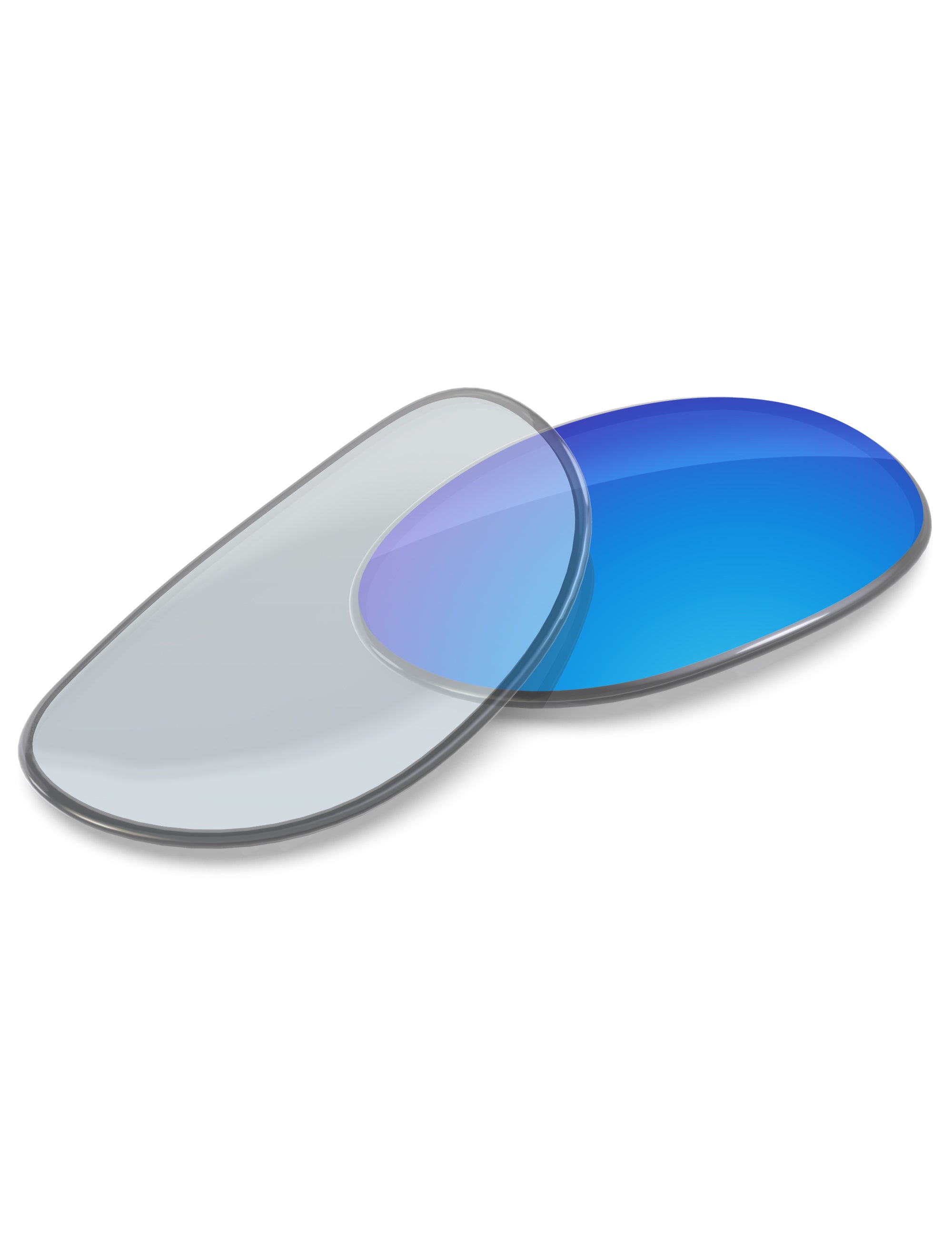 Sky Blue FlashMirror™ Photochromic-Non-Polarized