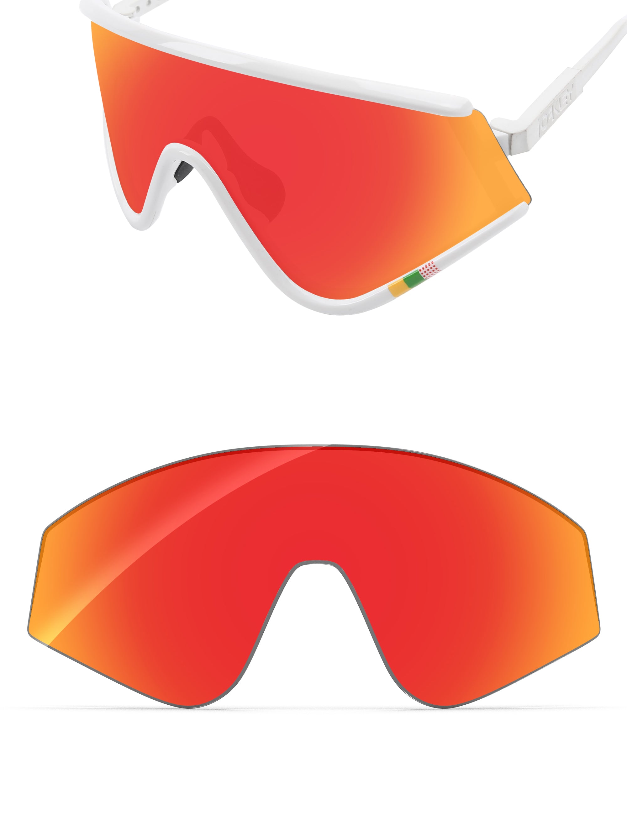Fire Red FlashMirror™-Non-Polarized