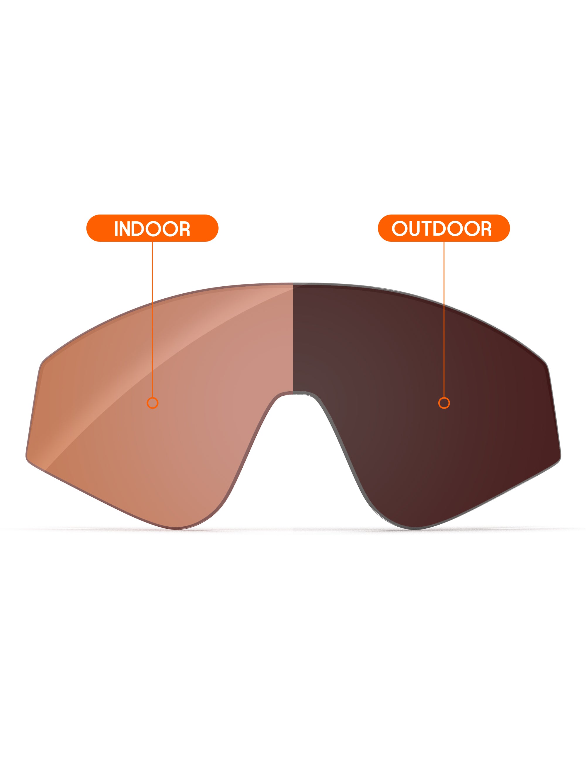 Orange Tint Photochromic-Non-Polarized