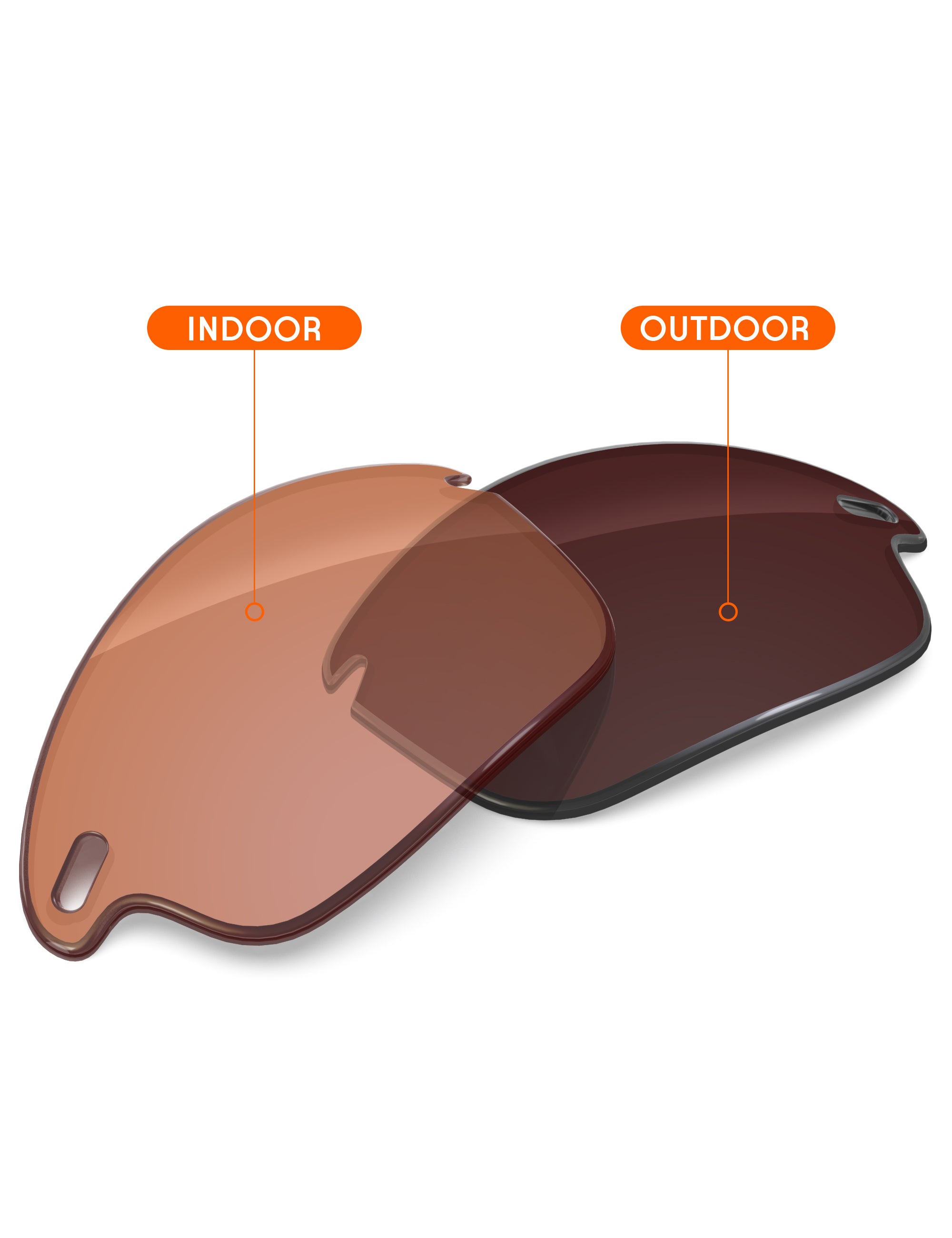 Orange Tint Photochromic-Non-Polarized