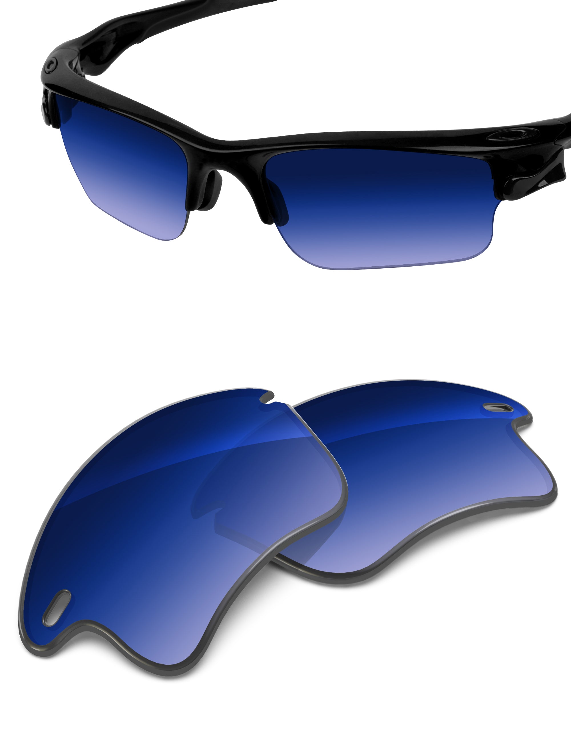 Aqua Blue Gradient-Non-Polarized