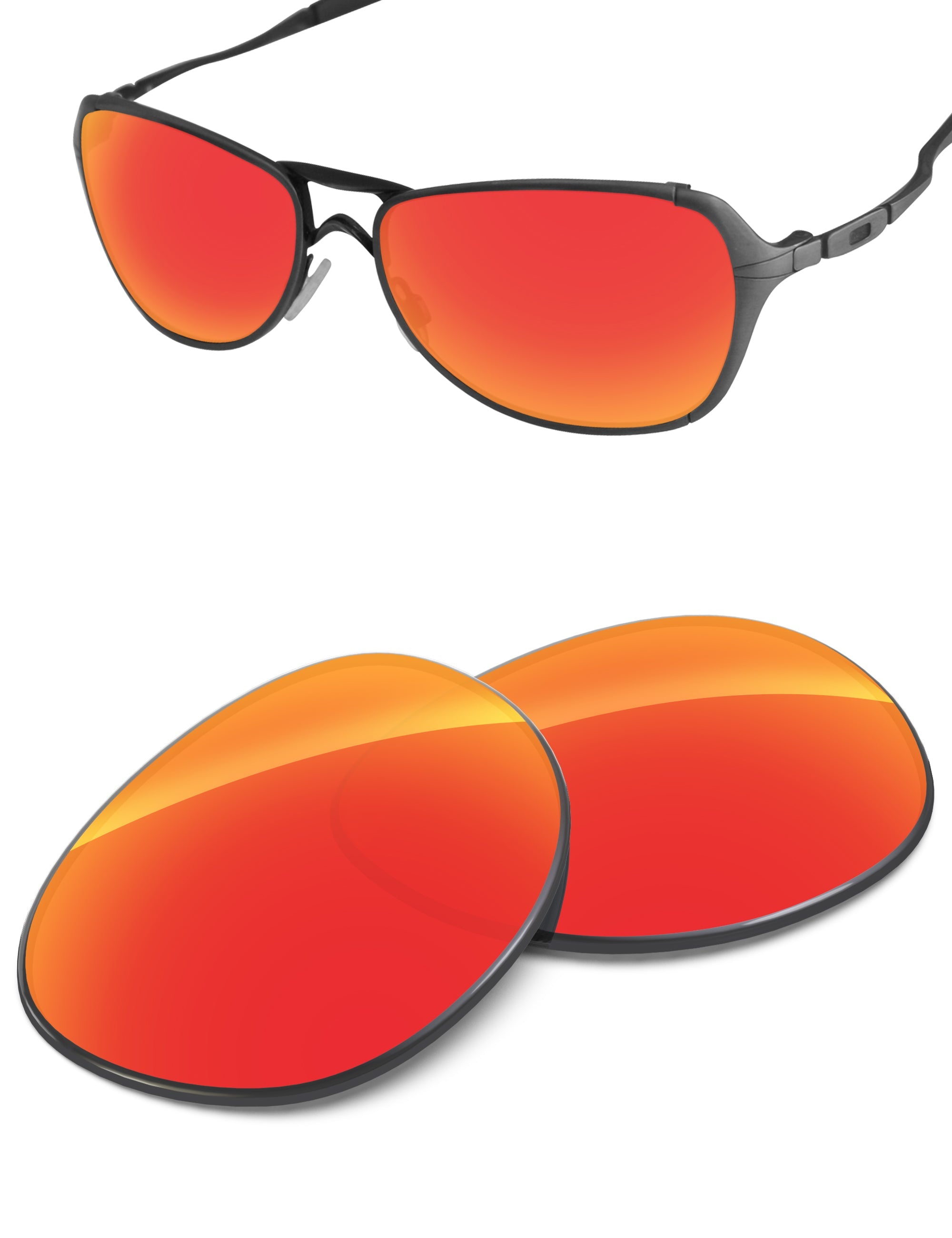 Fire Red FlashMirror™-Non-Polarized