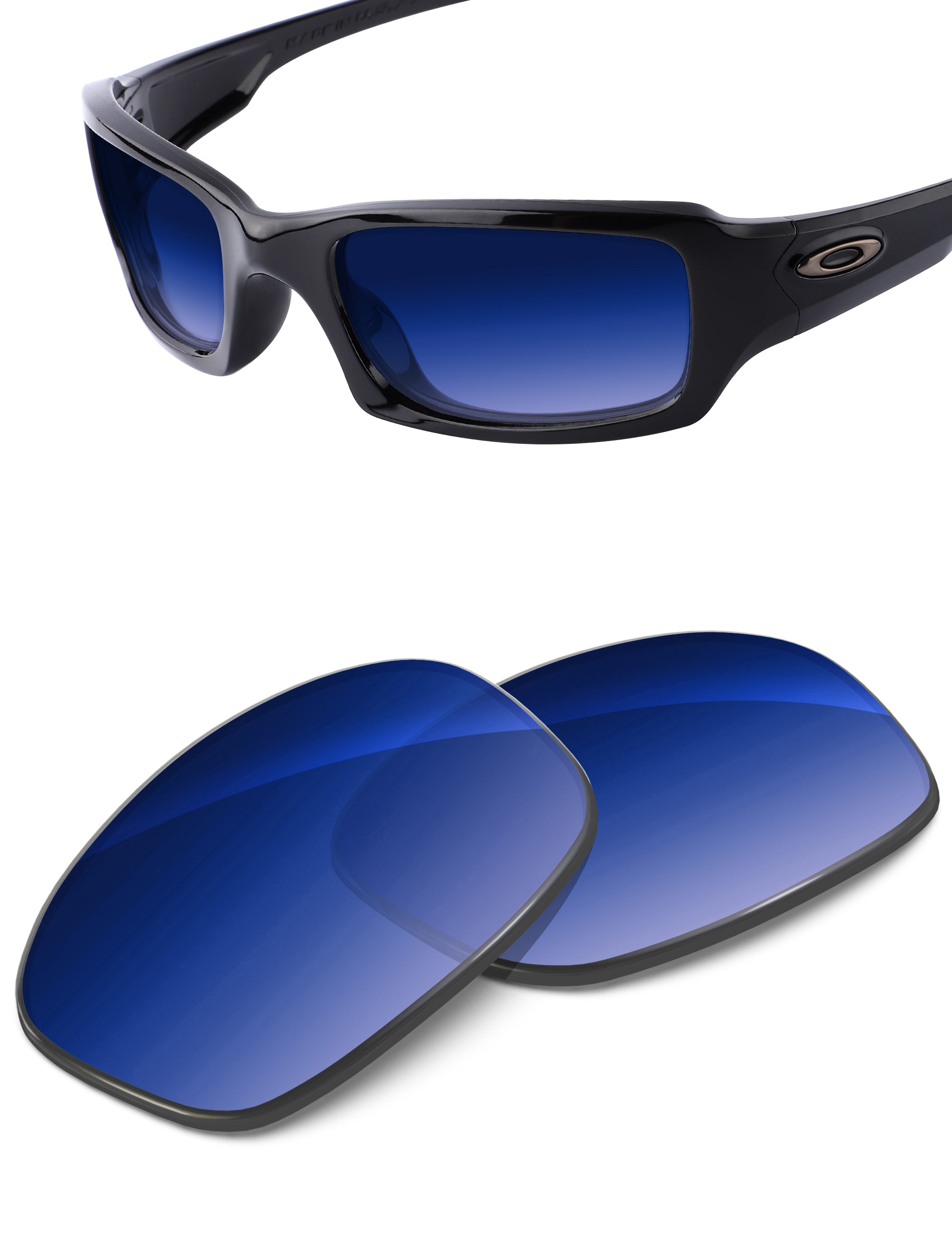 Aqua Blue Gradient-Non-Polarized
