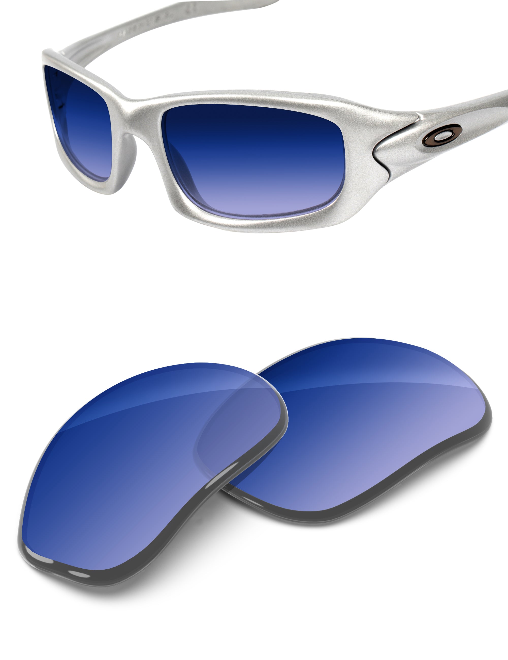 Aqua Blue Gradient-Non-Polarized