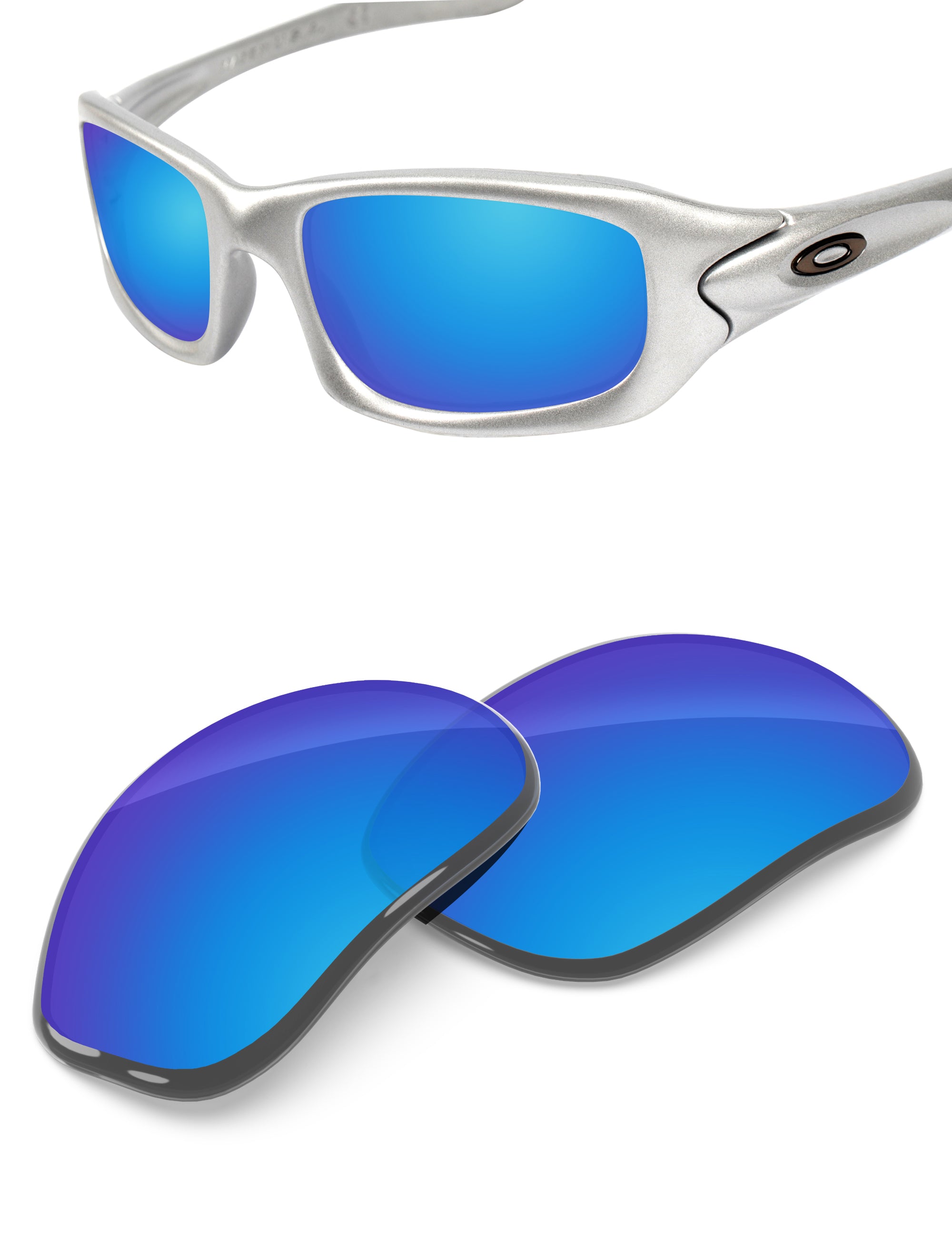 Sky Blue FlashMirror™-Non-Polarized