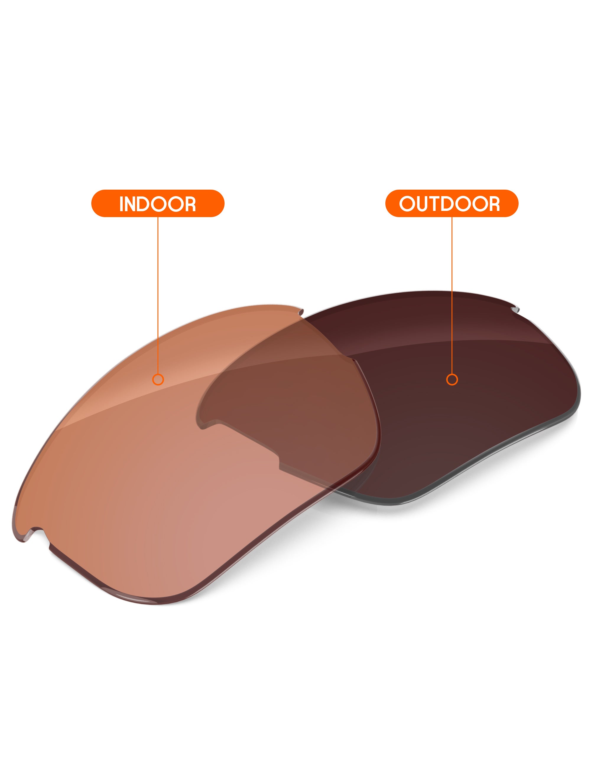 Orange Tint Photochromic-Non-Polarized