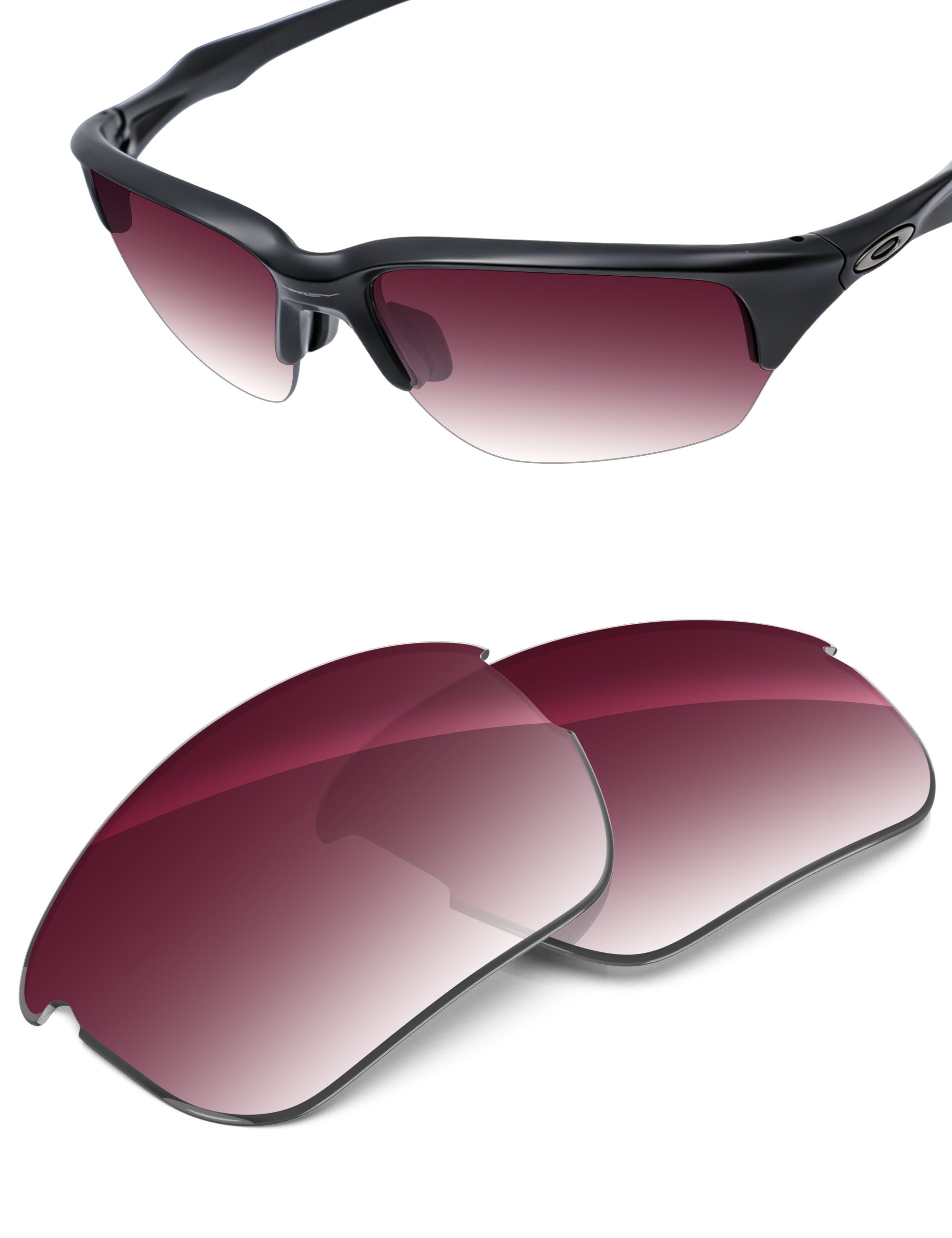 Wine Red Gradient-Non-Polarized