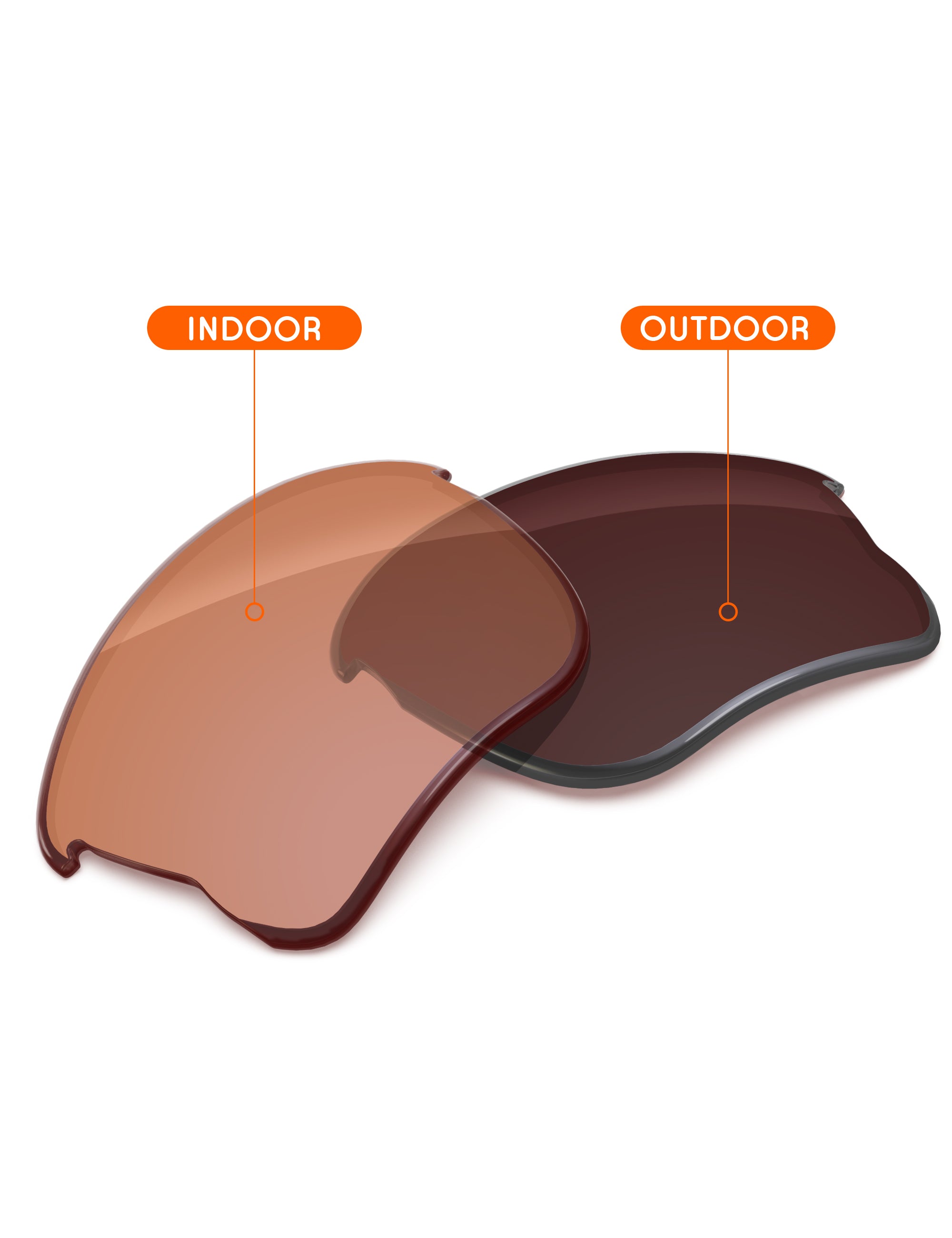 Orange Tint Photochromic-Non-Polarized
