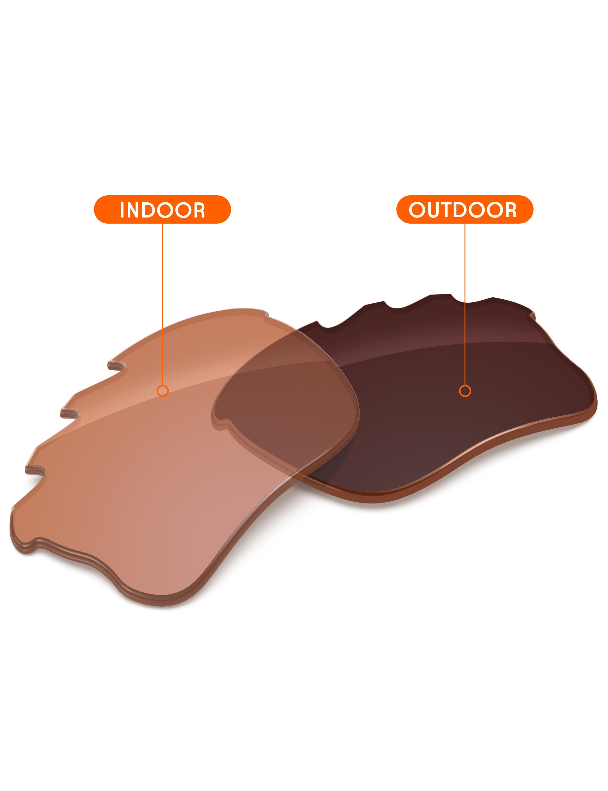 Orange Tint Photochromic-Non-Polarized