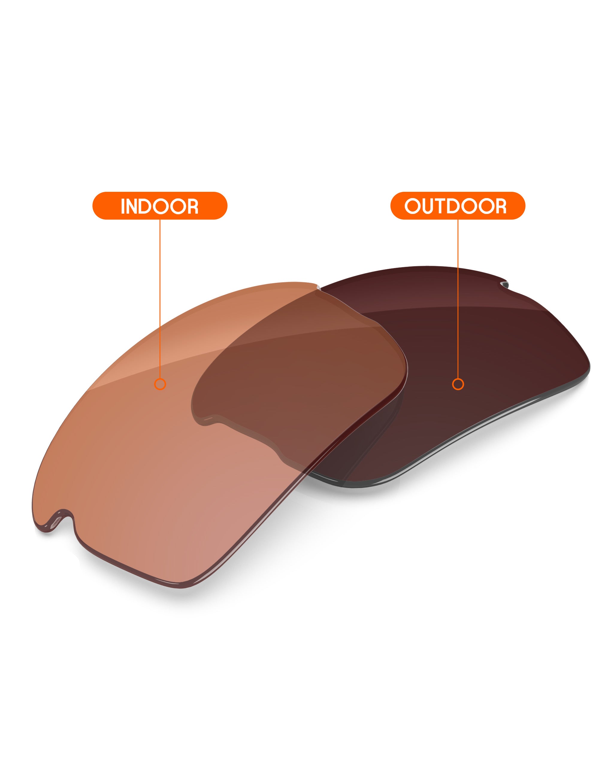 Orange Tint Photochromic-Non-Polarized