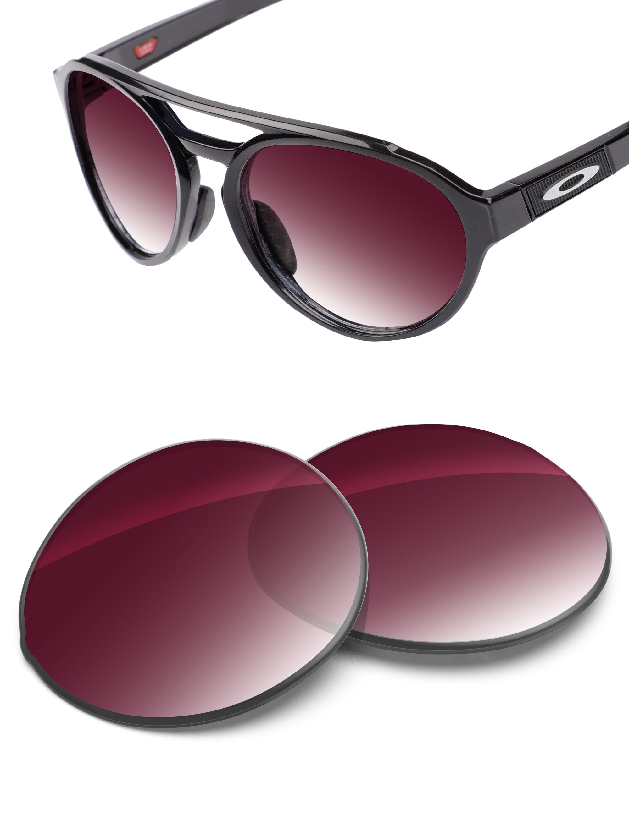 Wine Red Gradient-Non-Polarized