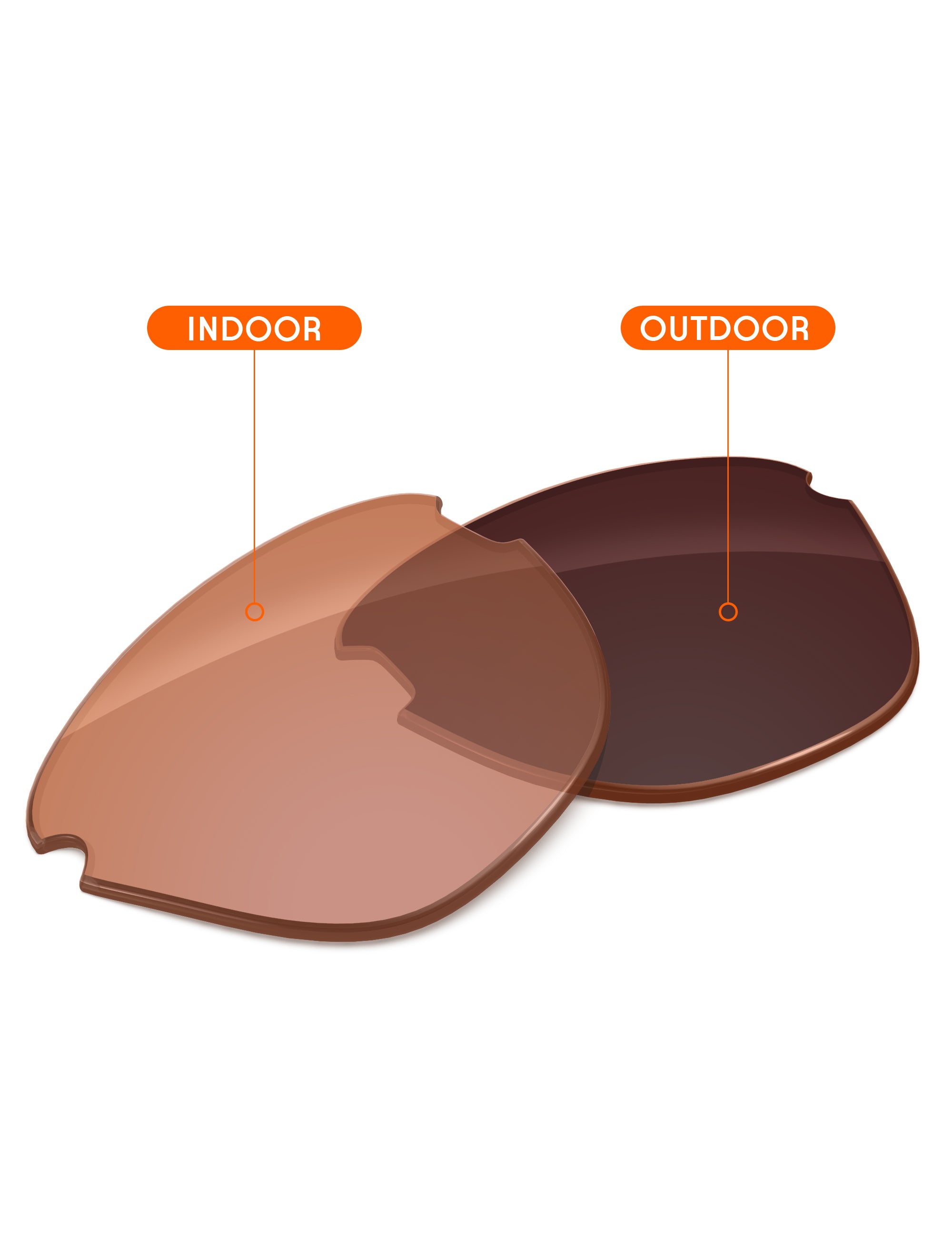Orange Tint Photochromic-Non-Polarized