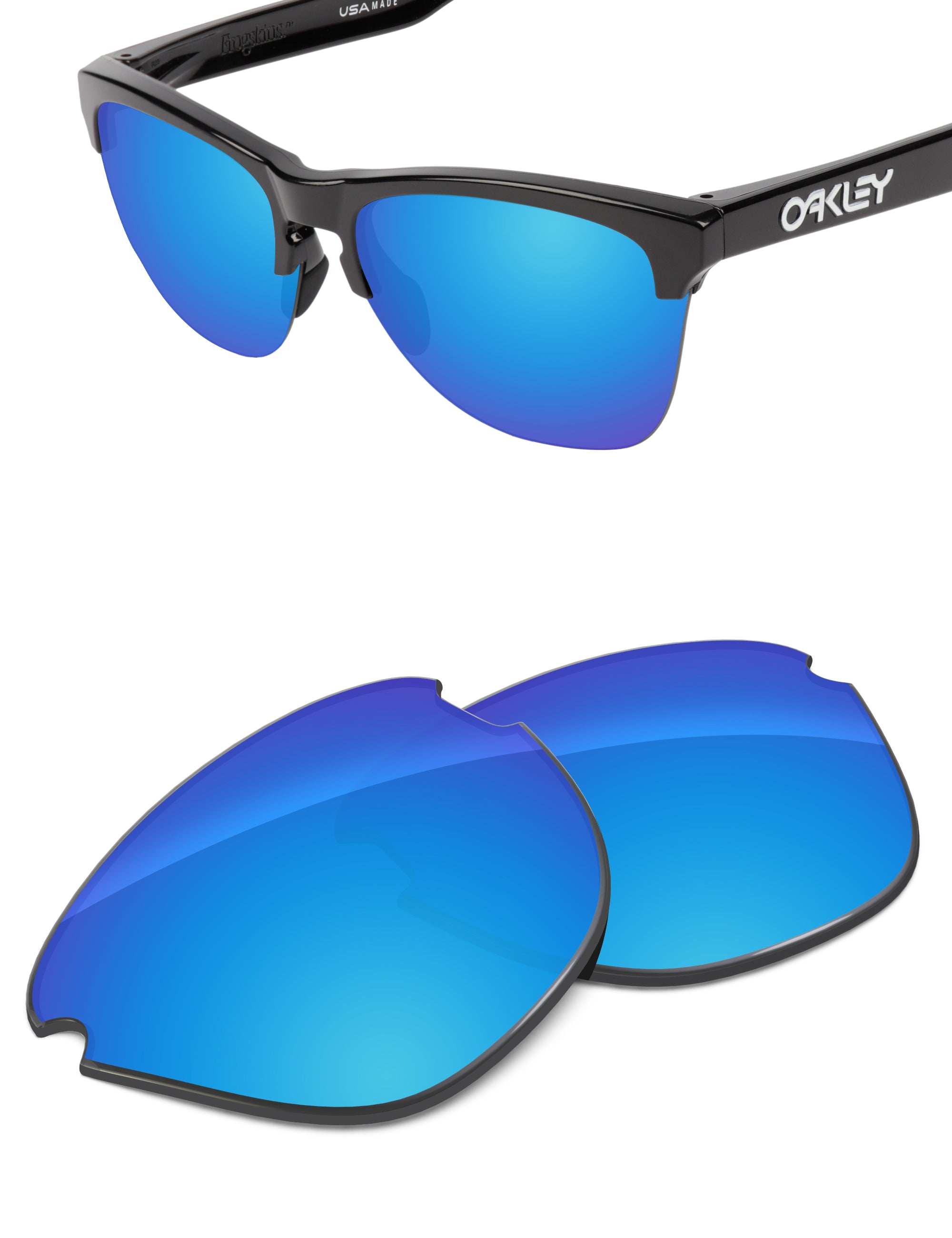 Sky Blue FlashMirror™-Non-Polarized