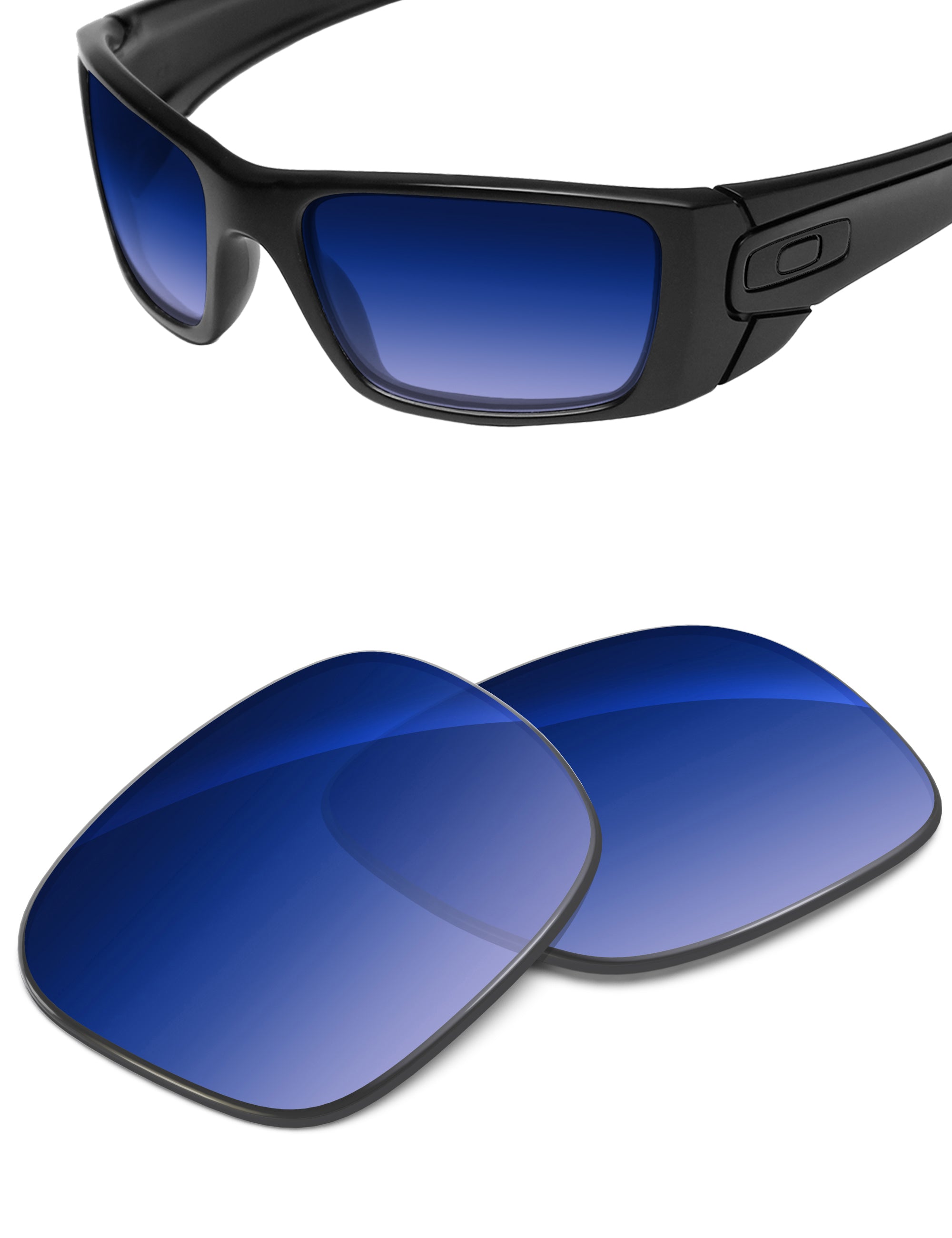 Aqua Blue Gradient-Non-Polarized