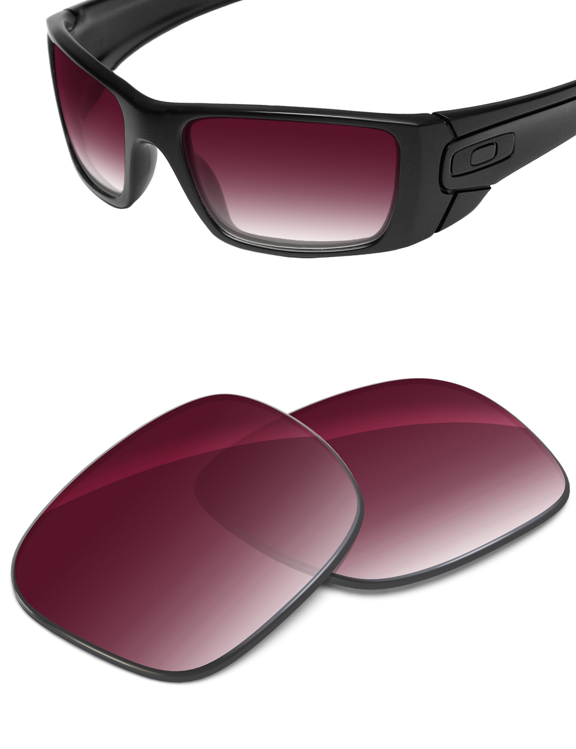 Wine Red Gradient-Non-Polarized
