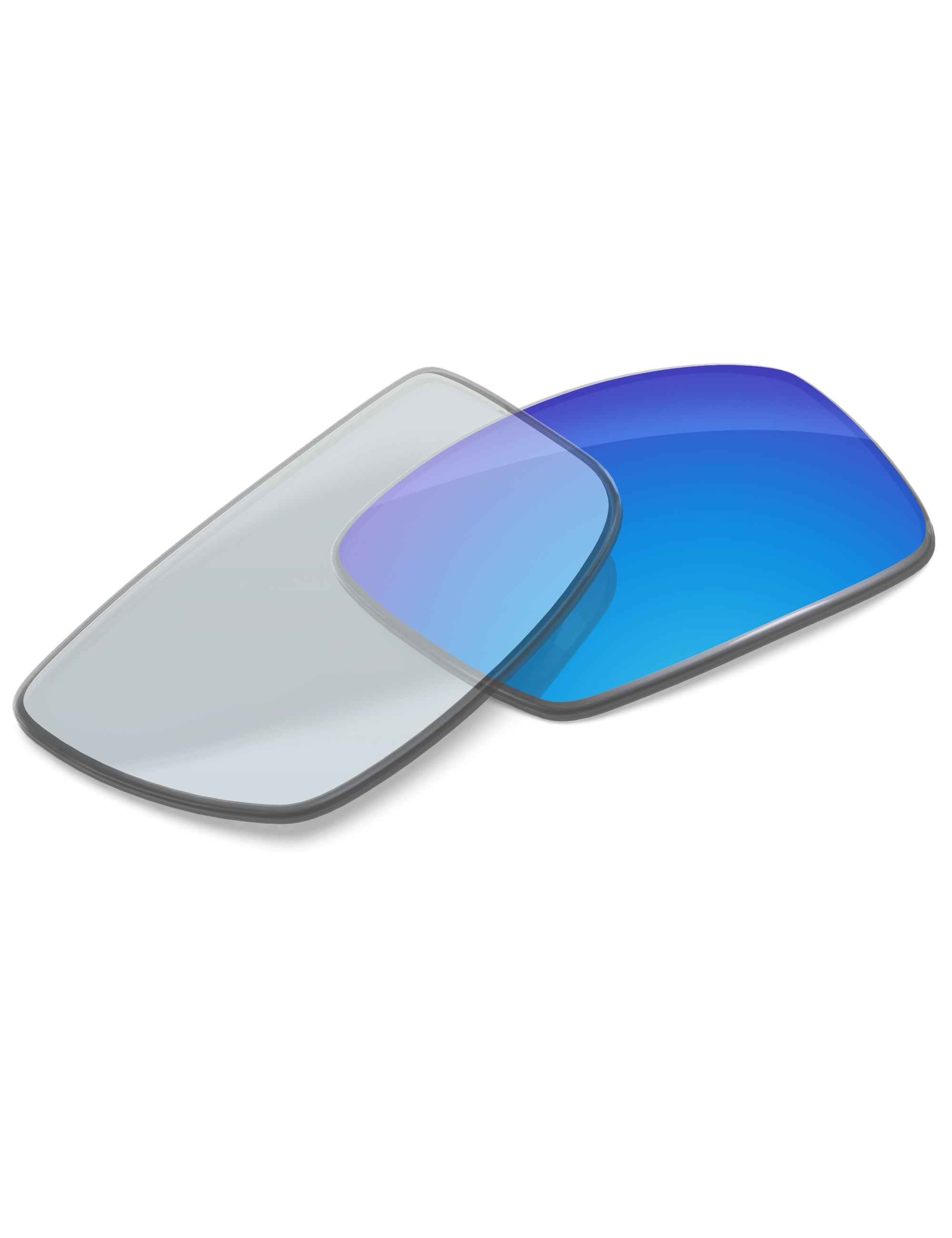 Sky Blue FlashMirror™ Photochromic-Non-Polarized