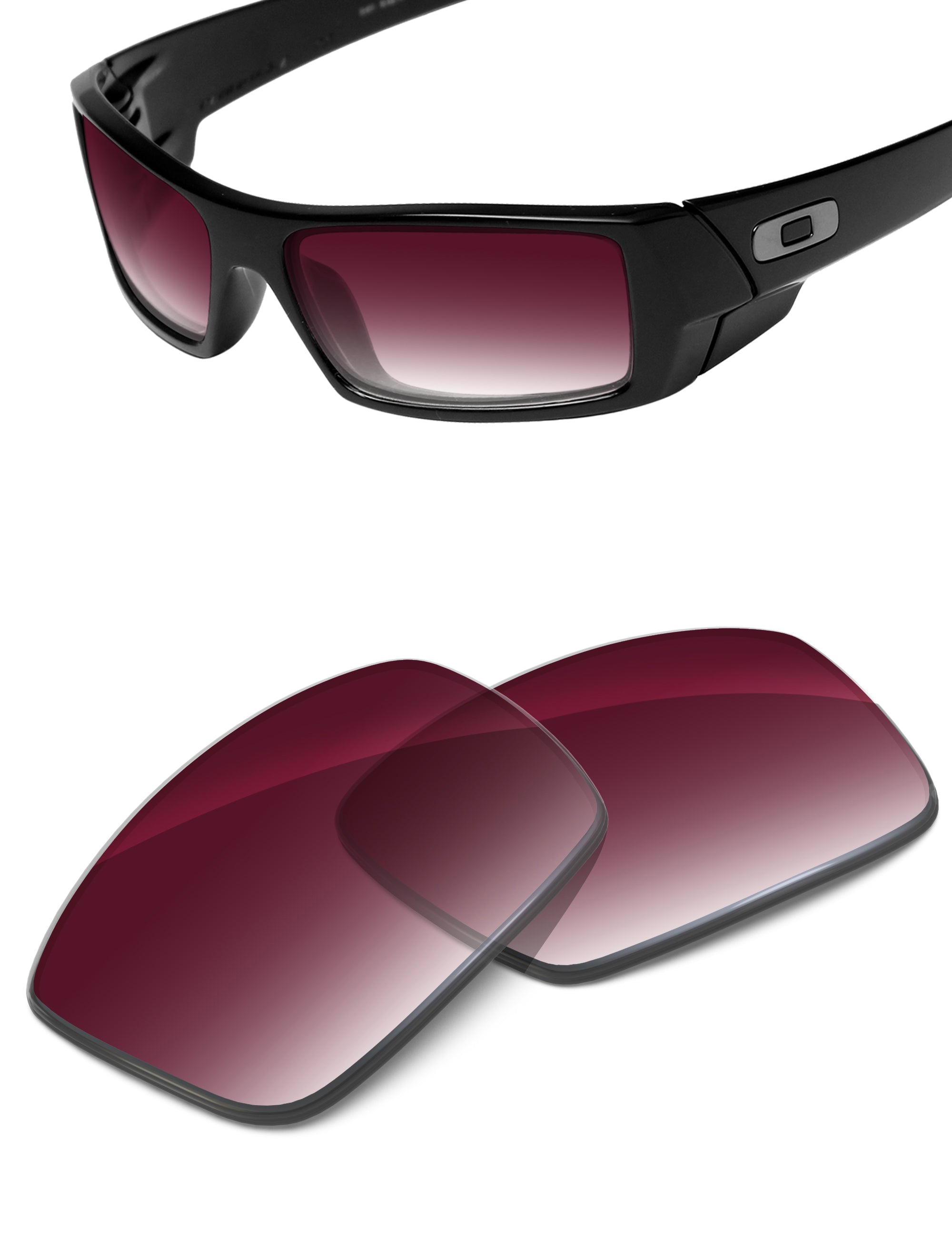 Wine Red Gradient-Non-Polarized