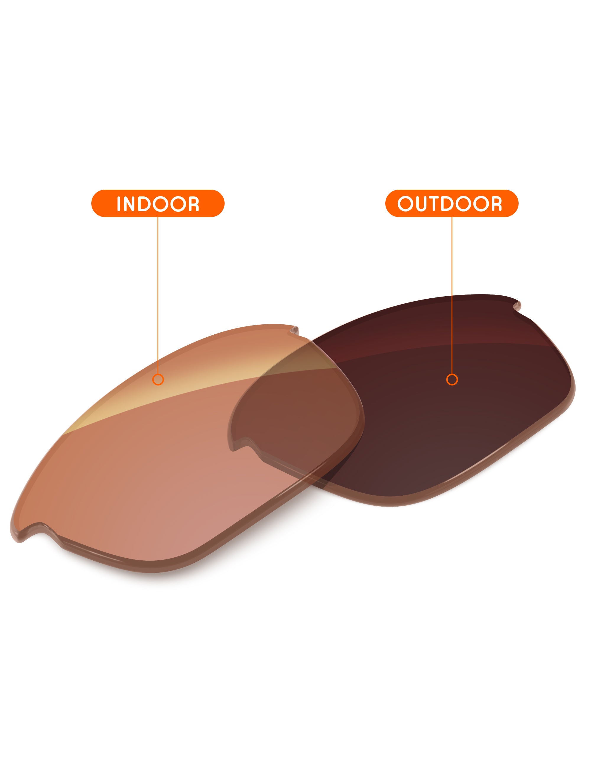 Orange Tint Photochromic-Non-Polarized